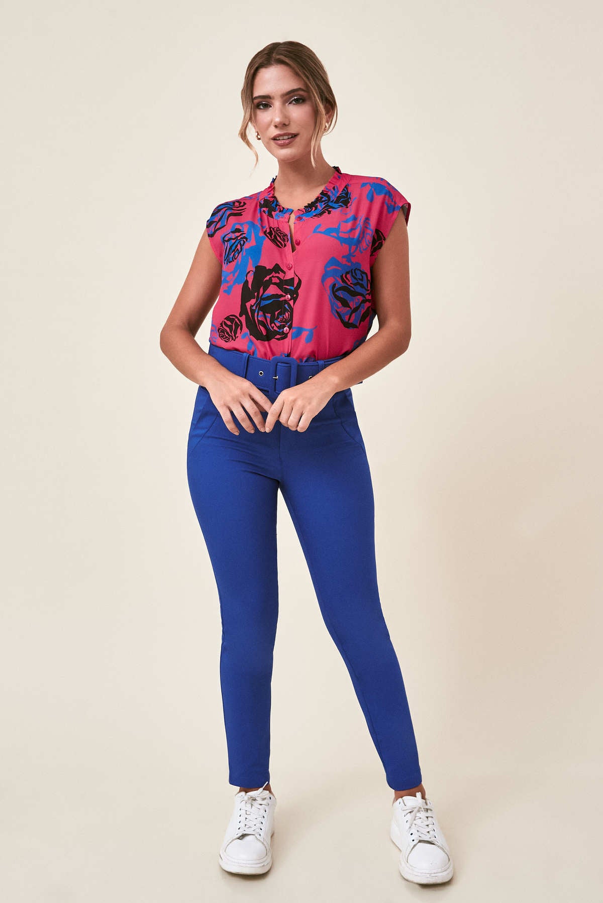 Blusa Taisa - Frambuesa