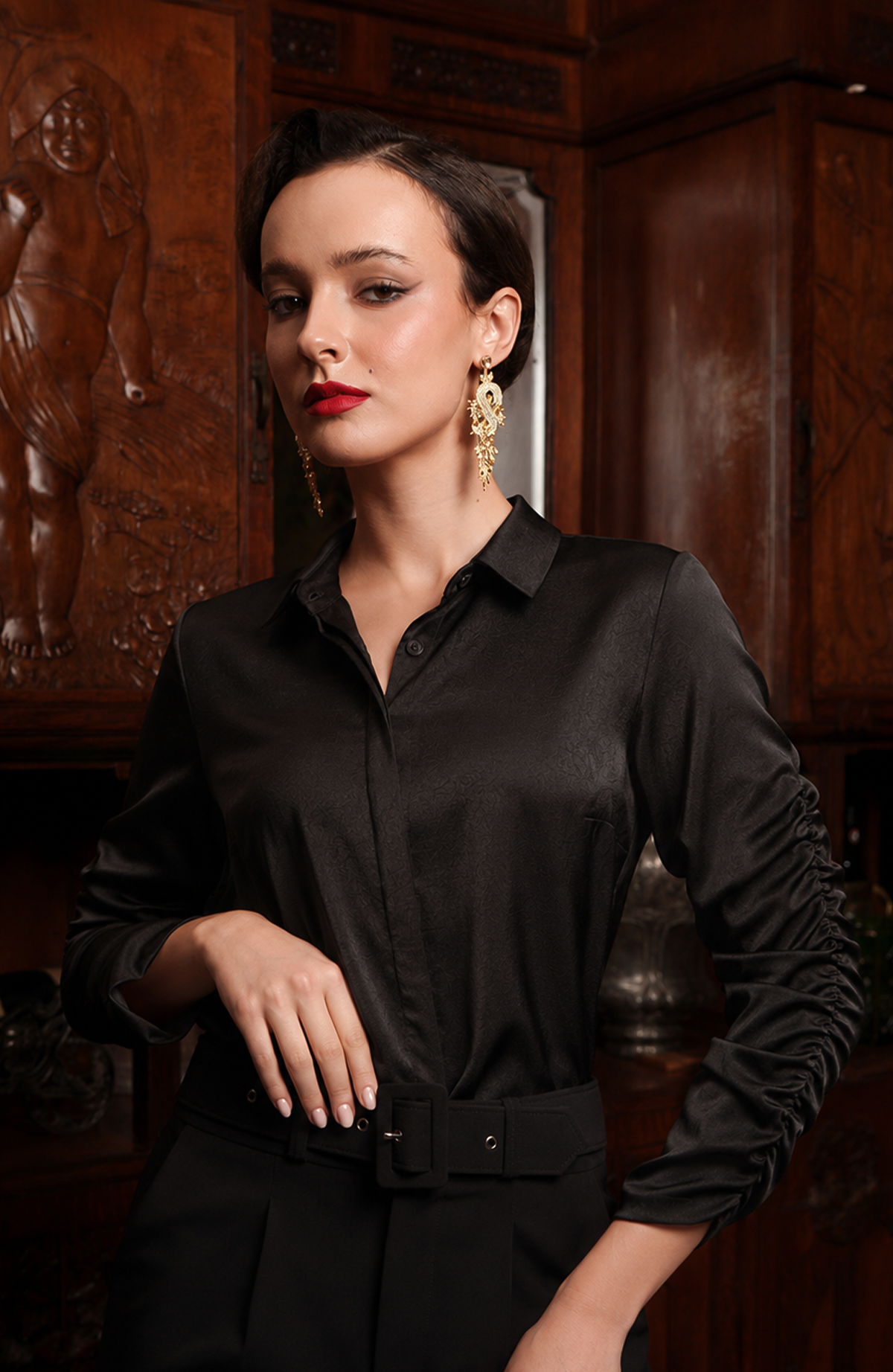 Blusa Rita - Negro