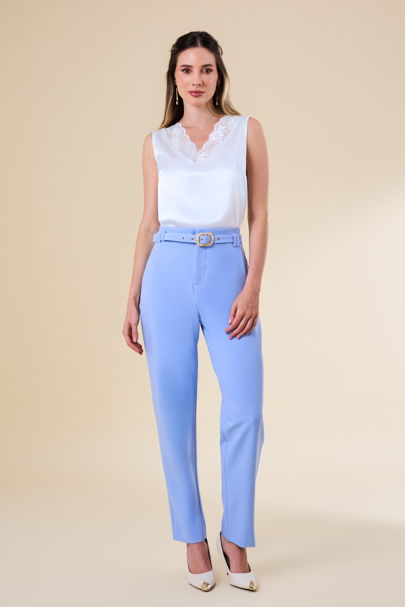 Pantalón Geral - Celeste Cielo