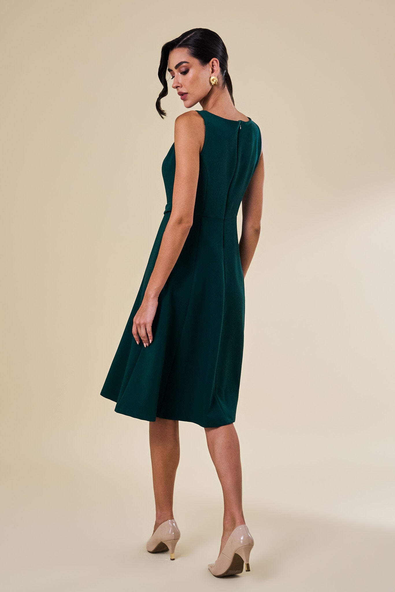 Vestido Marilyn - Verde Botella