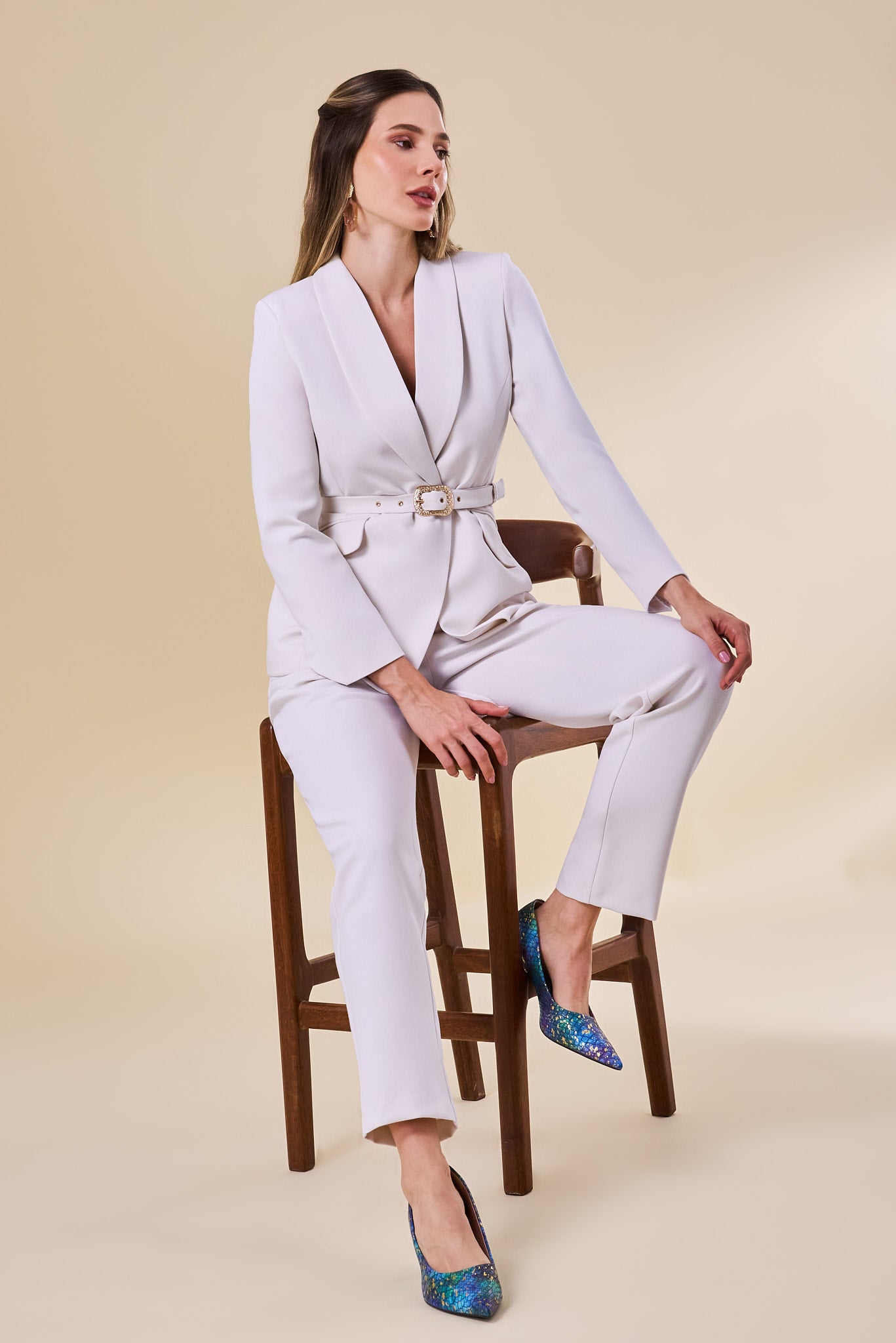 Blazer Zafiro - Marfil