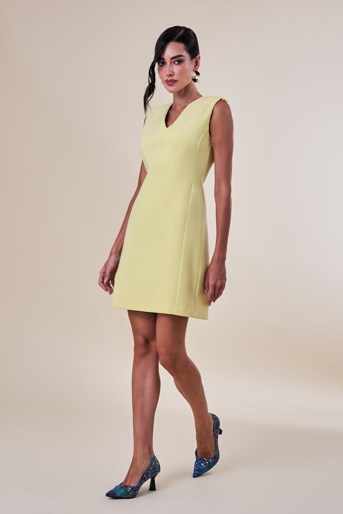 Vestido Winny - Amarillo Pastel