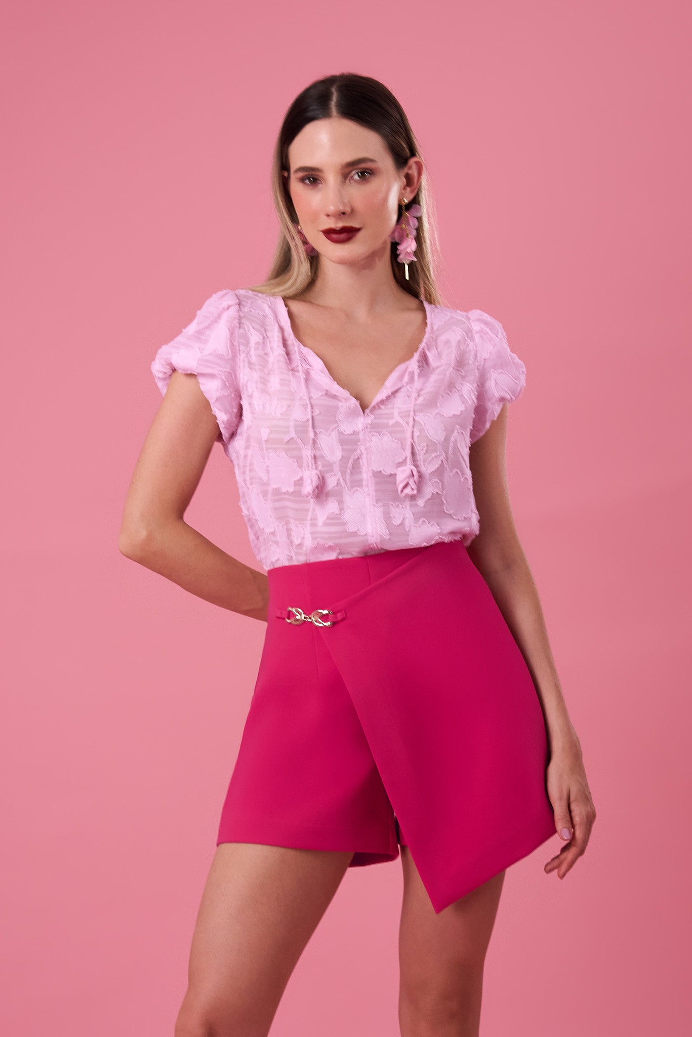Blusa Yanina - Rosa Claro