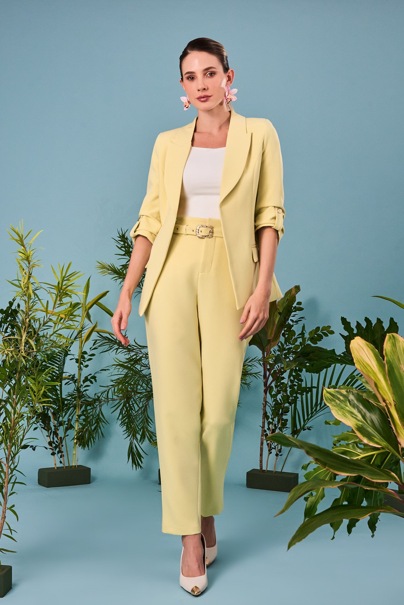 Blazer Alicia - Amarillo Pastel