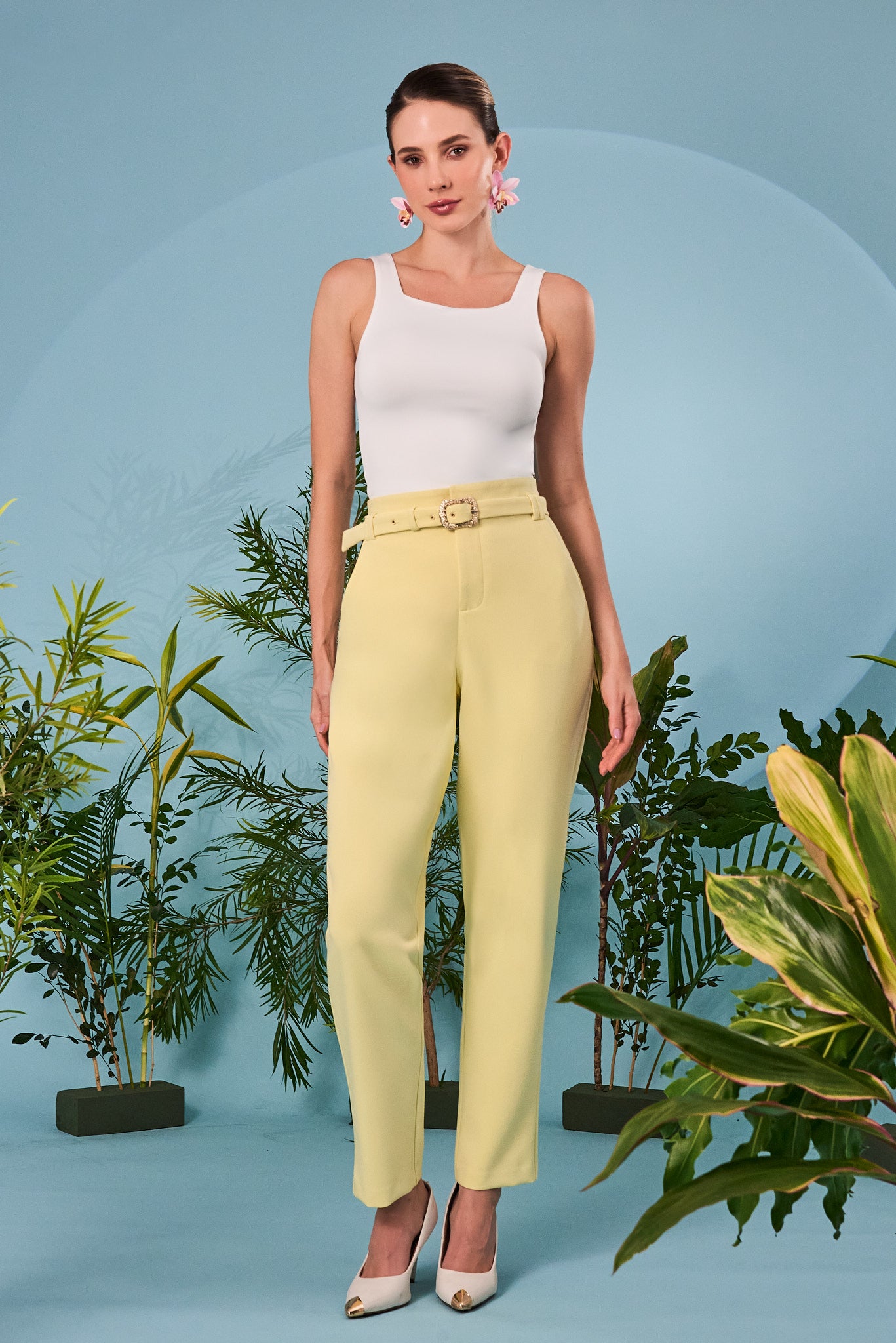 Pantalón Geral - Amarillo Pastel