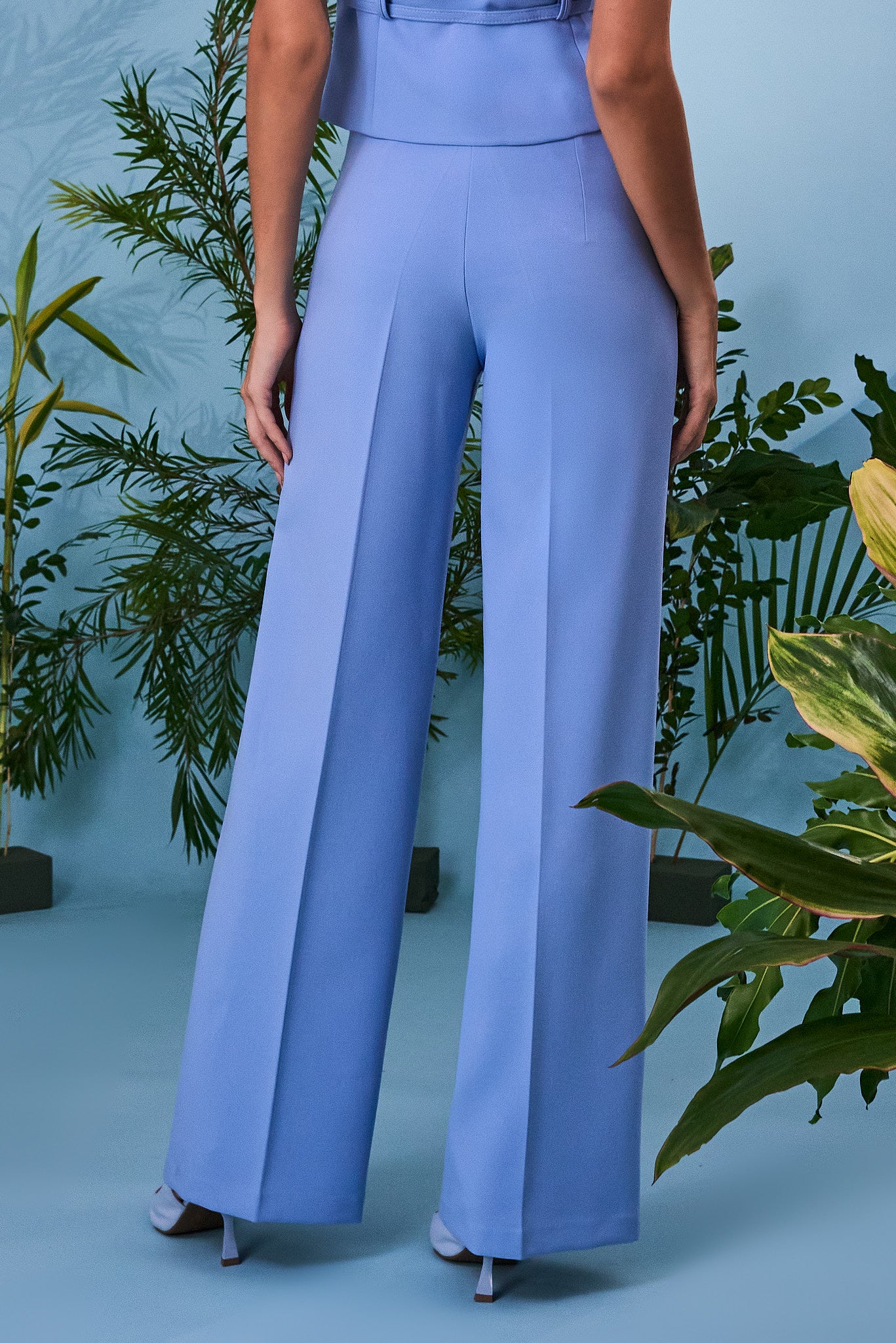 Pantalón Yamila - Celeste Cielo