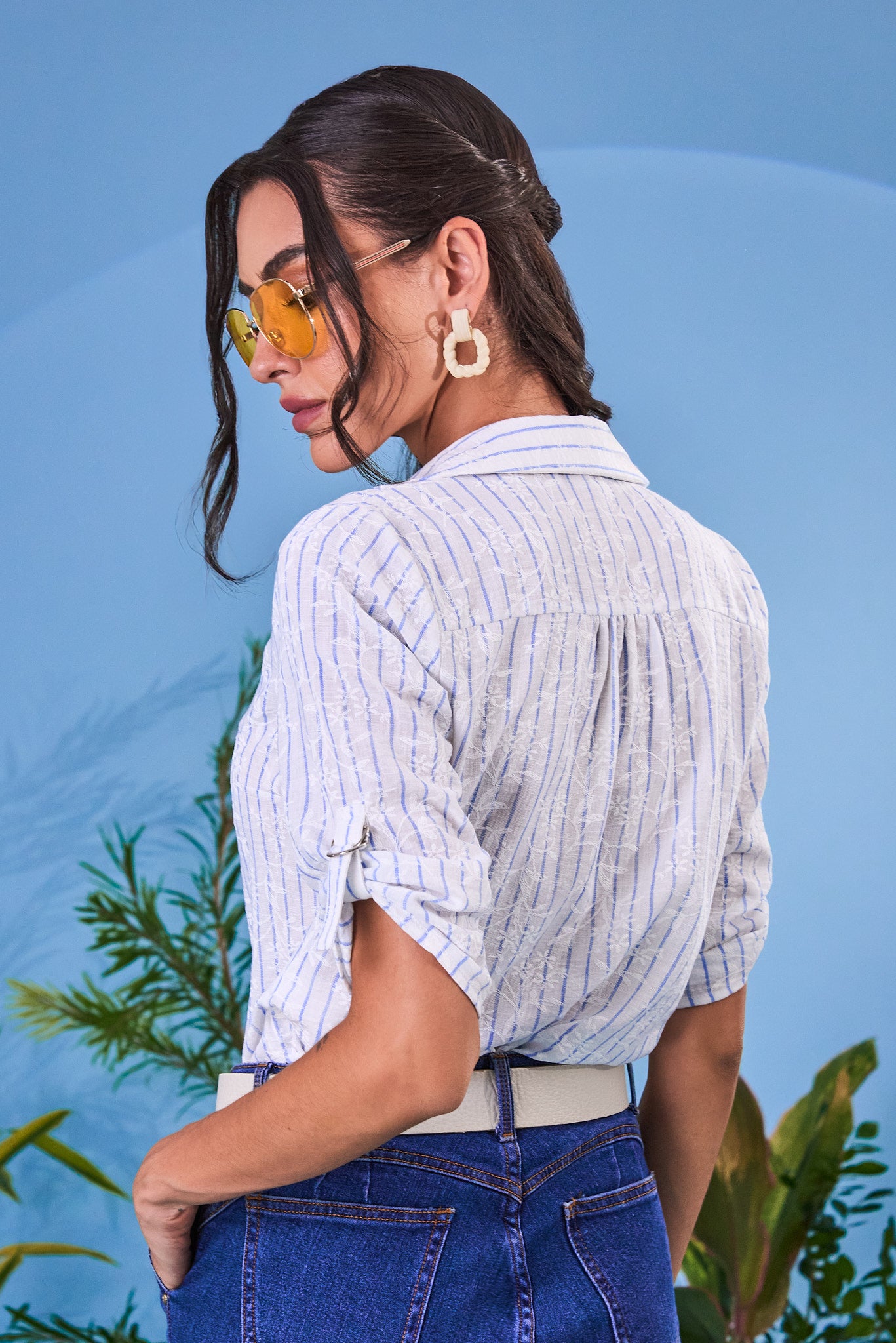 Blusa Esmeralda - Celeste