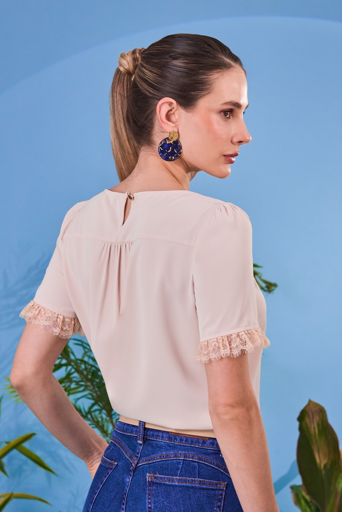 Blusa Amber - Vainilla