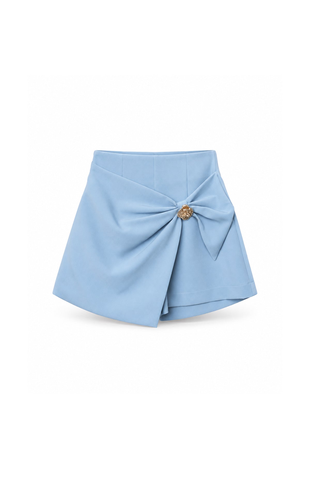 Falda Short Samira - Celeste Cielo