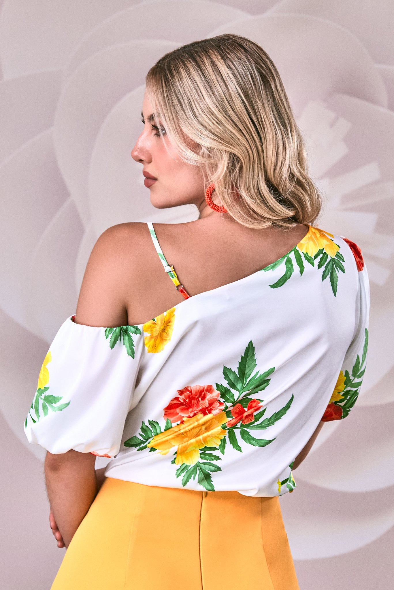 Blusa Faviane - Anaranjado