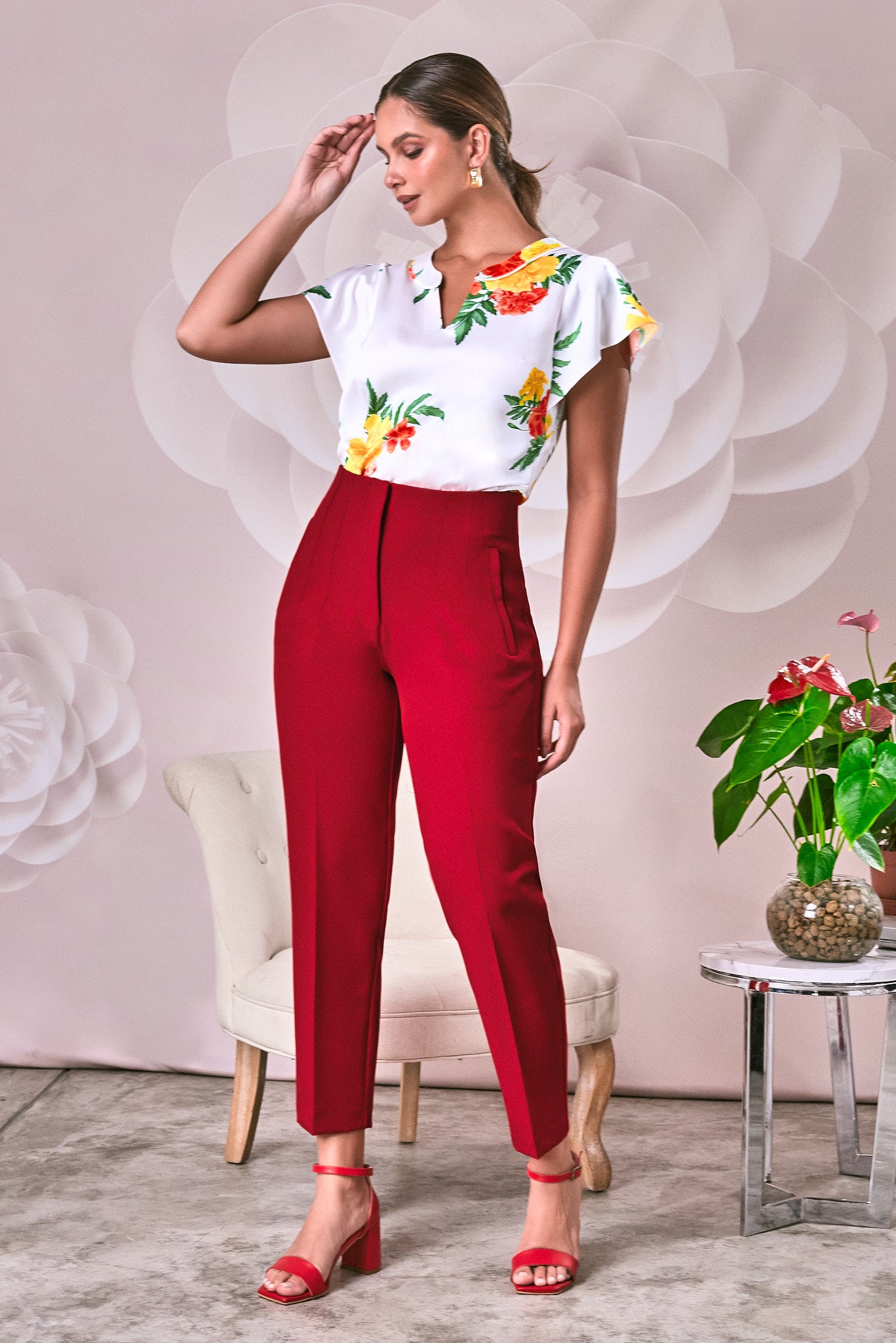 Blusa Ilaria - Anaranjado