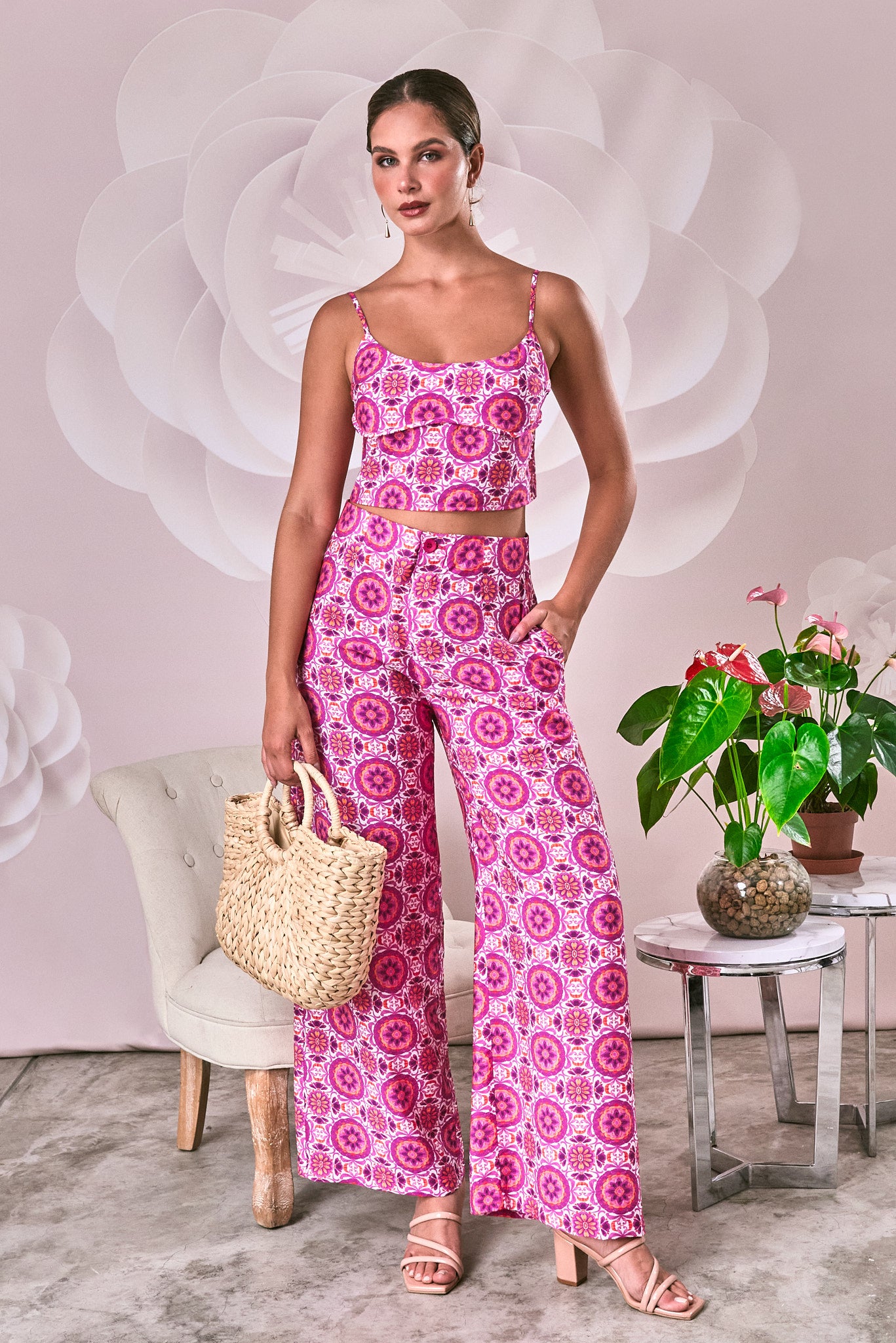 Pantalón Maura - Fucsia