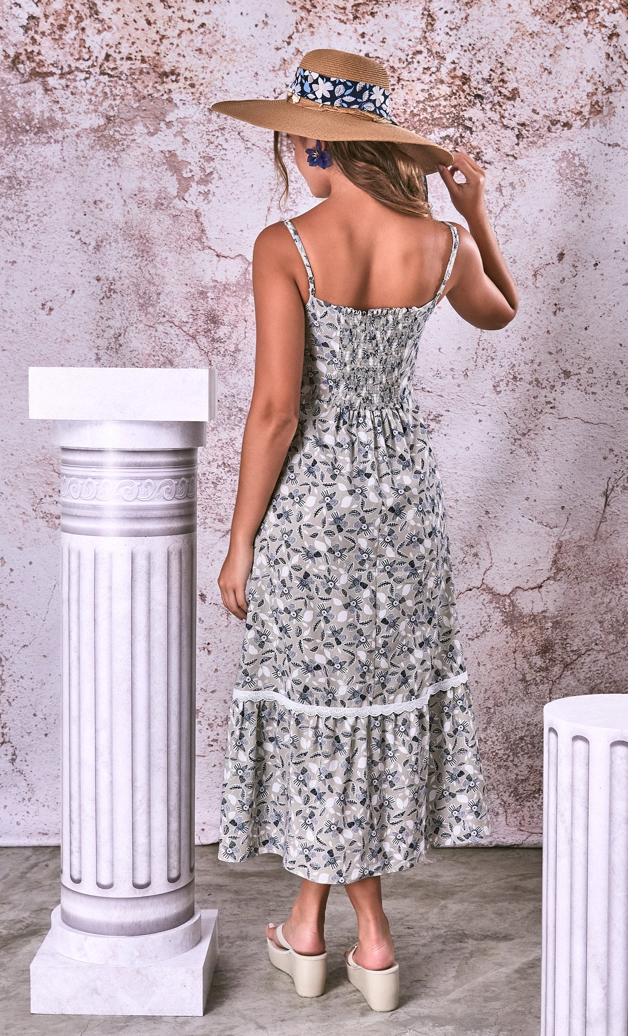 Vestido Azucena - Beige