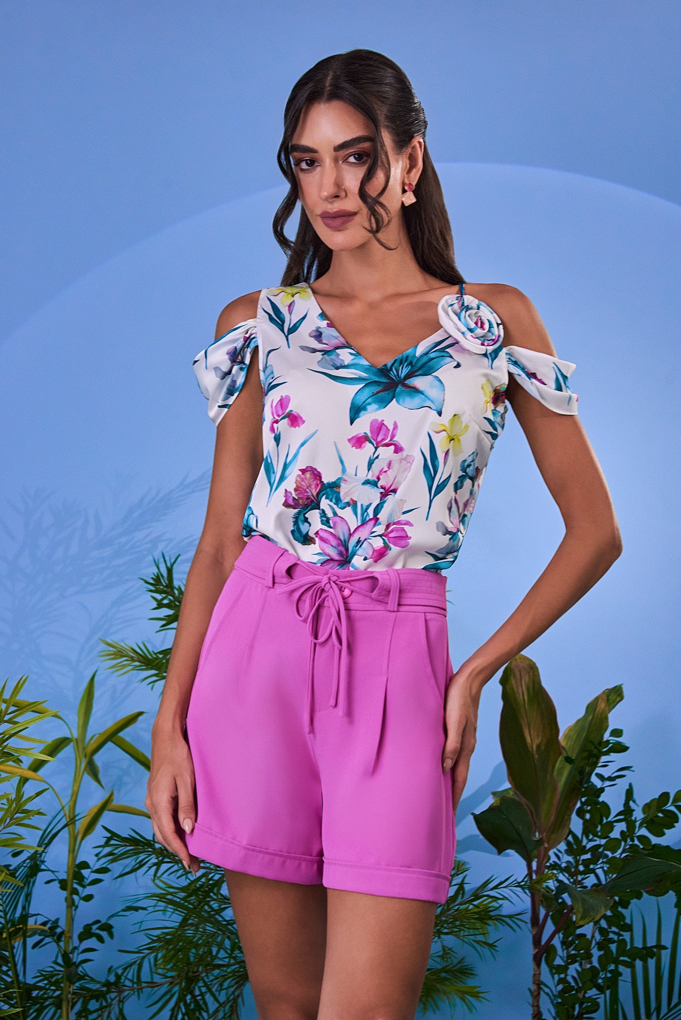 Blusa Zulema - Turquesa