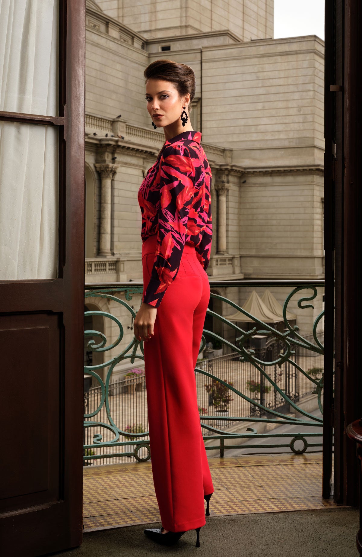 Pantalón Brenda - Rojo
