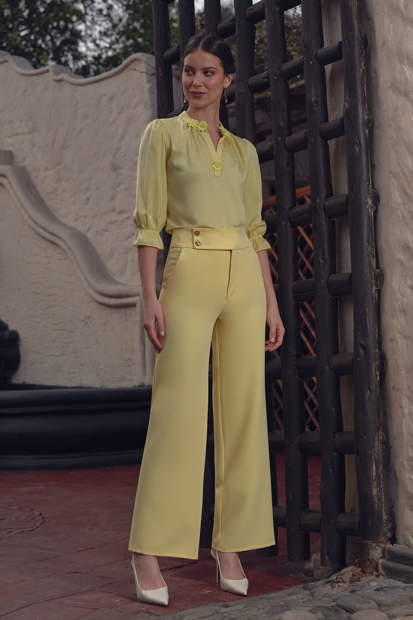 Blusa Yelka - Amarillo