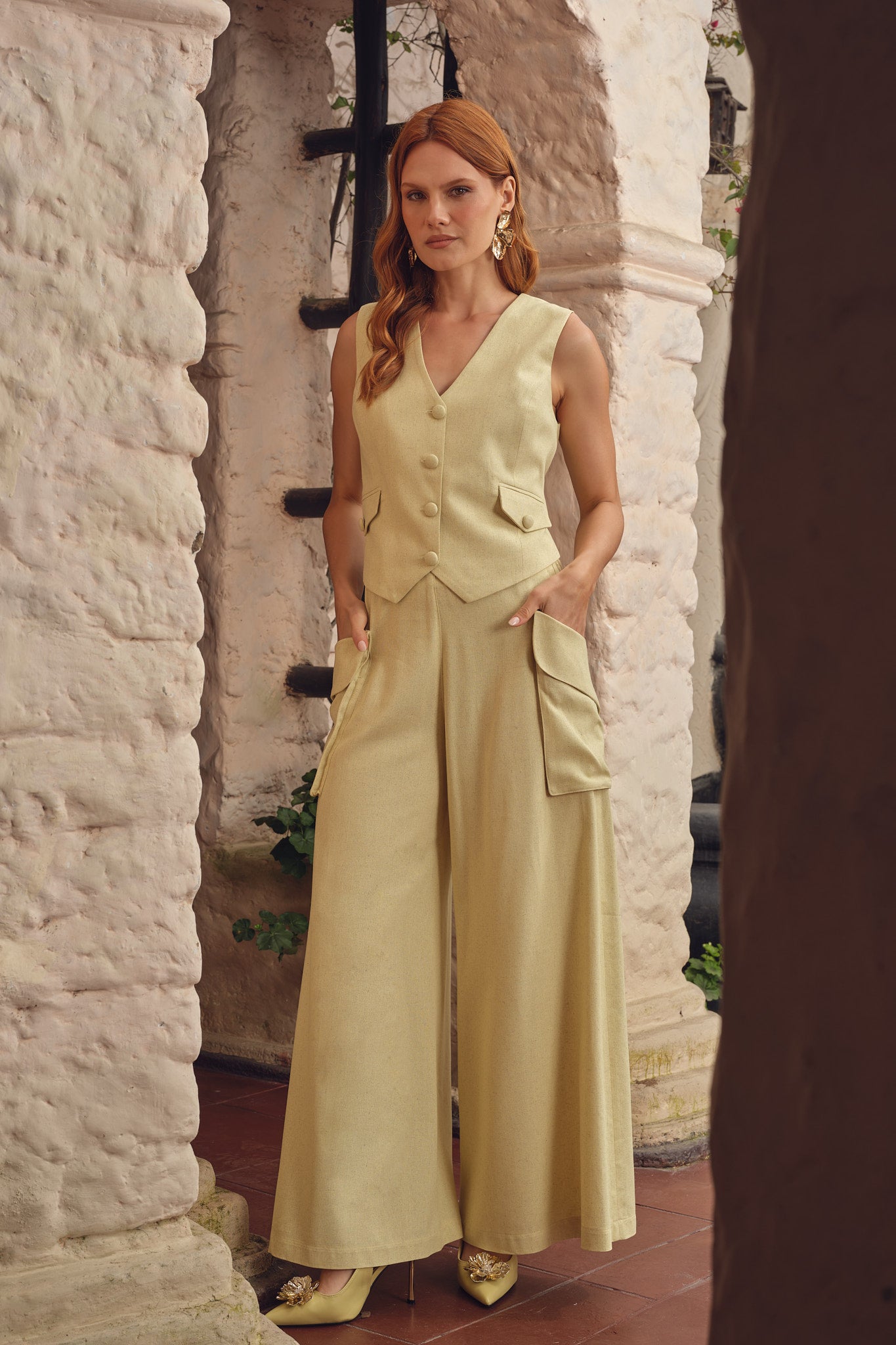 Chaleco Lucero - Amarillo