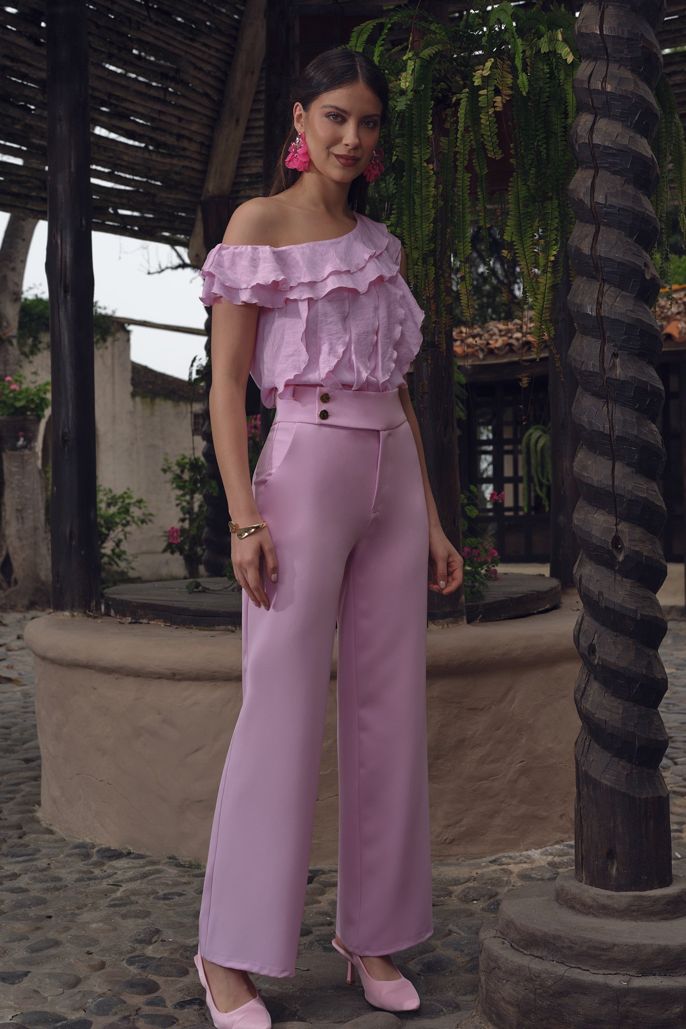 Pantalón Brenda - Rosa Pastel