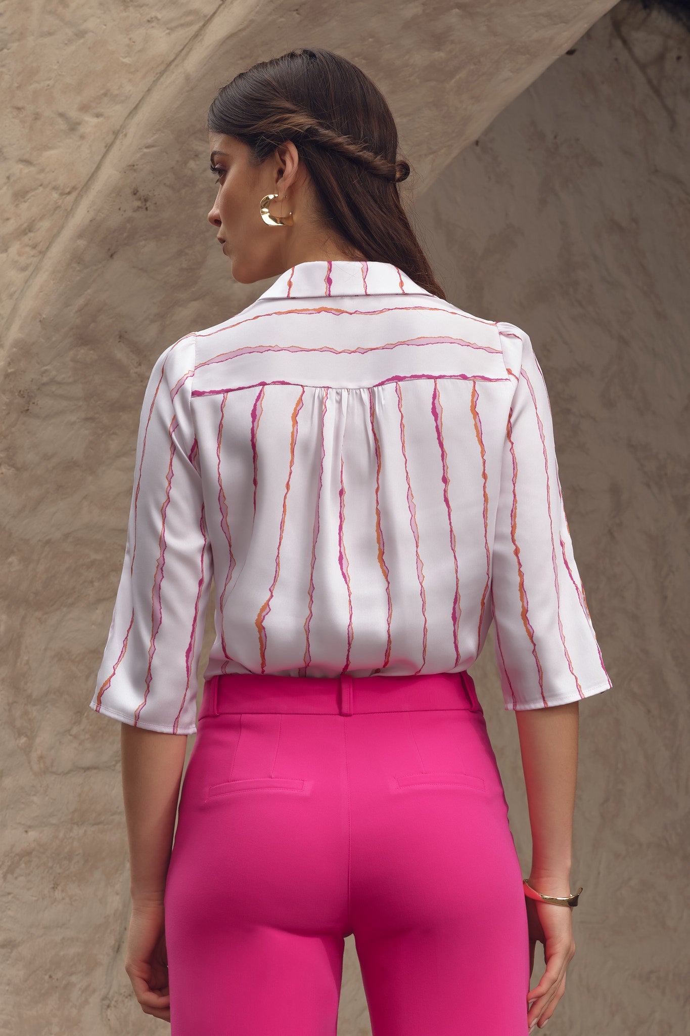 Blusa Isidora - Fucsia
