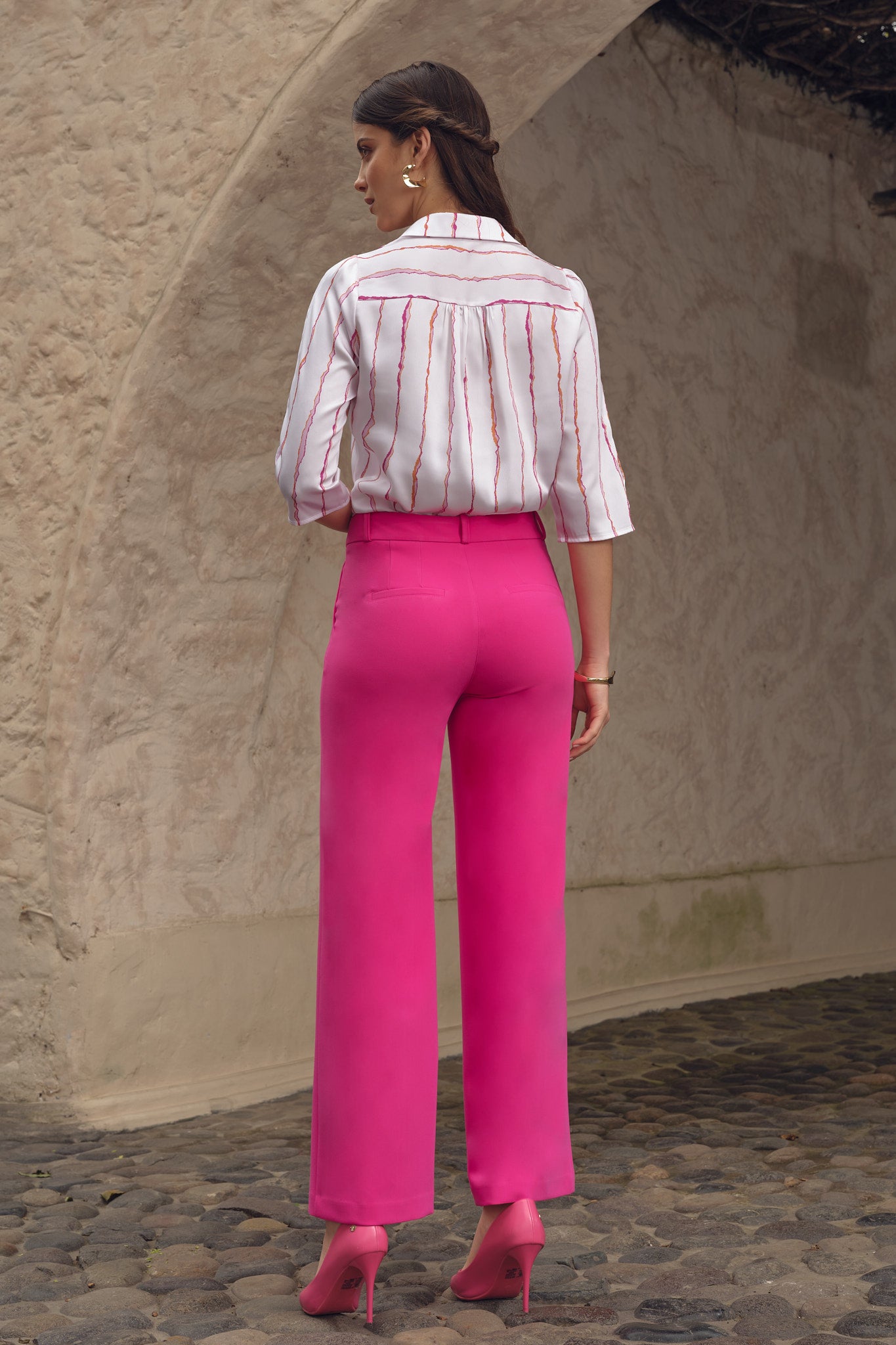 Pantalón Celina - Fucsia