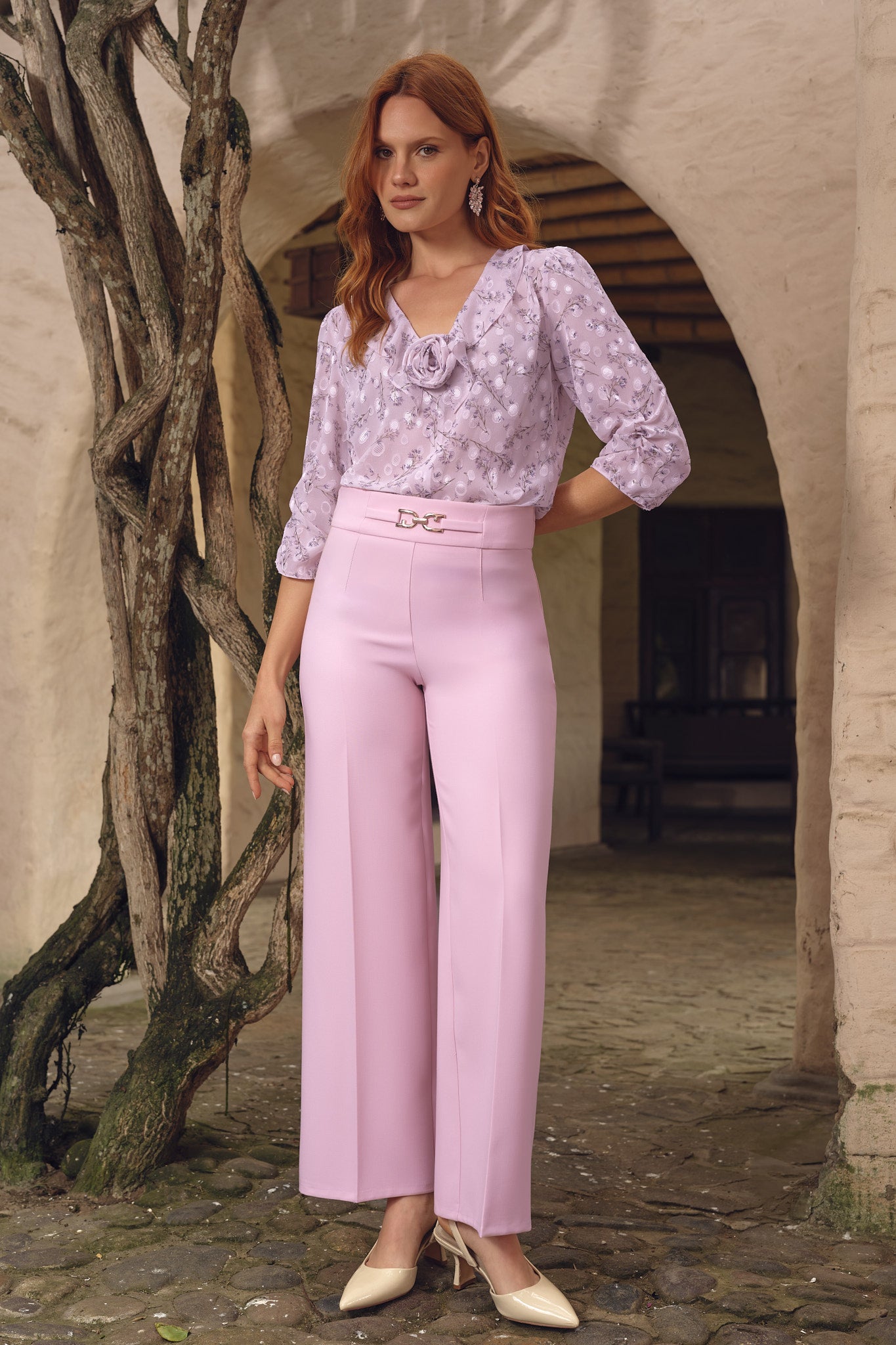 Blusa Leonora - Rosado