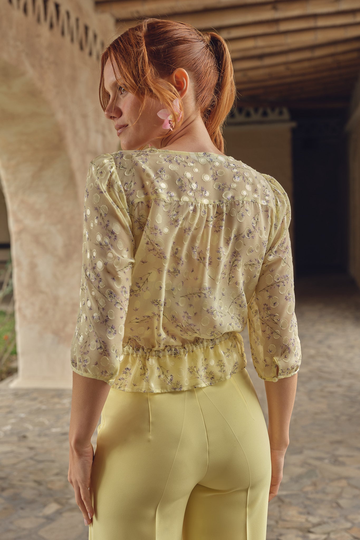 Blusa Zacil - Amarillo