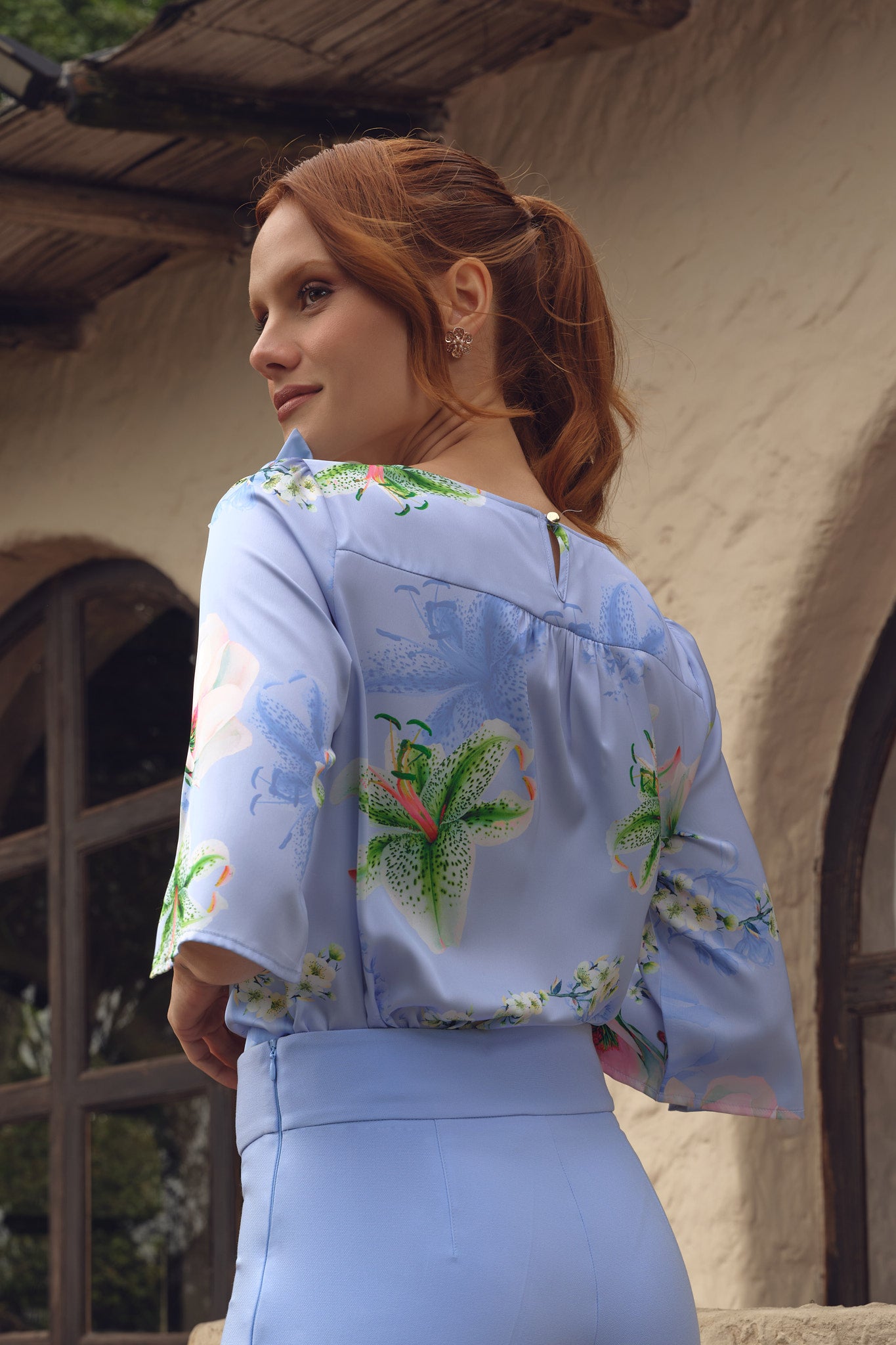 Blusa Marilú - Celeste