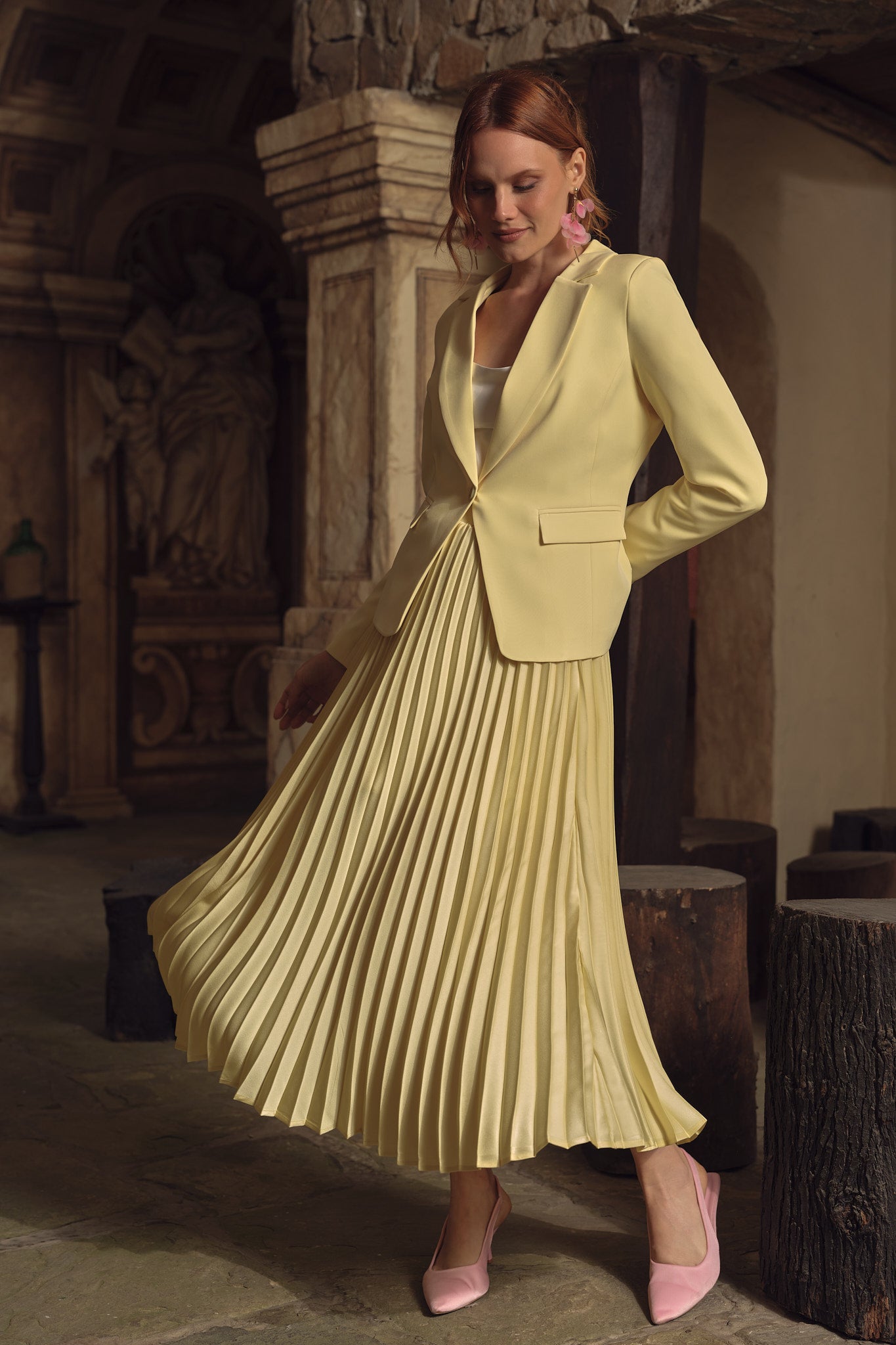 Falda Gracia - Amarillo