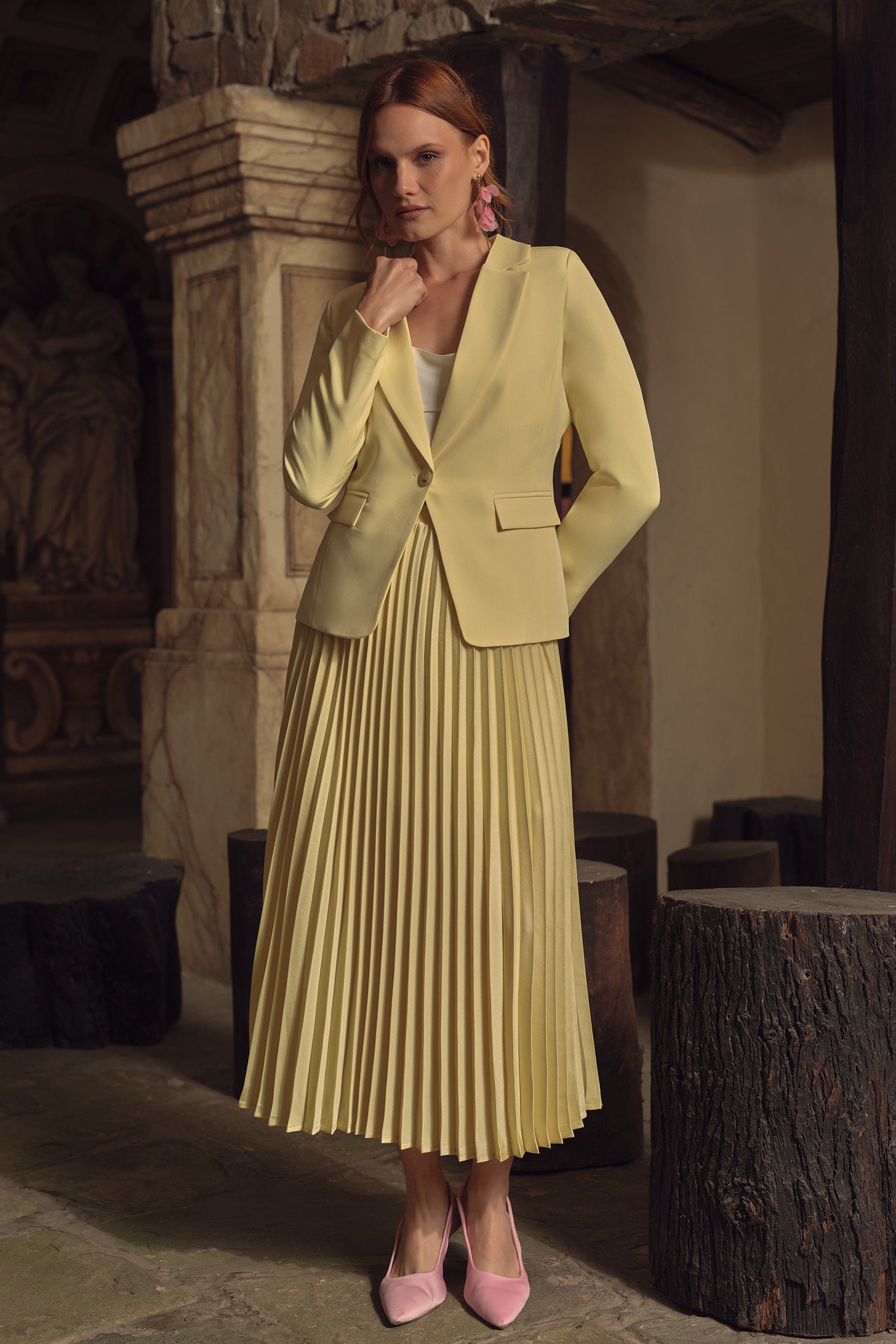 Falda Gracia - Amarillo