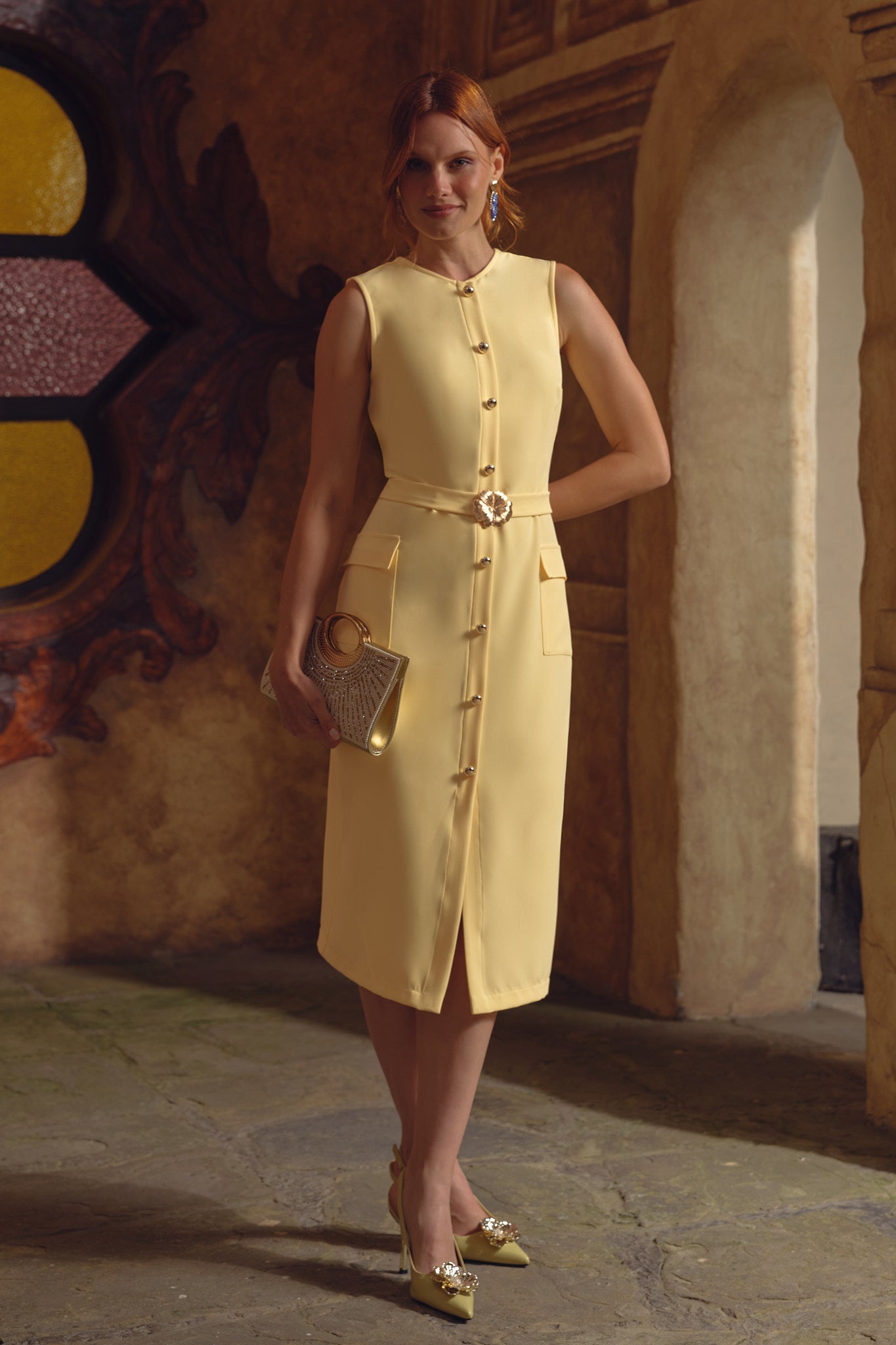 Vestido Ariana - Mantequilla