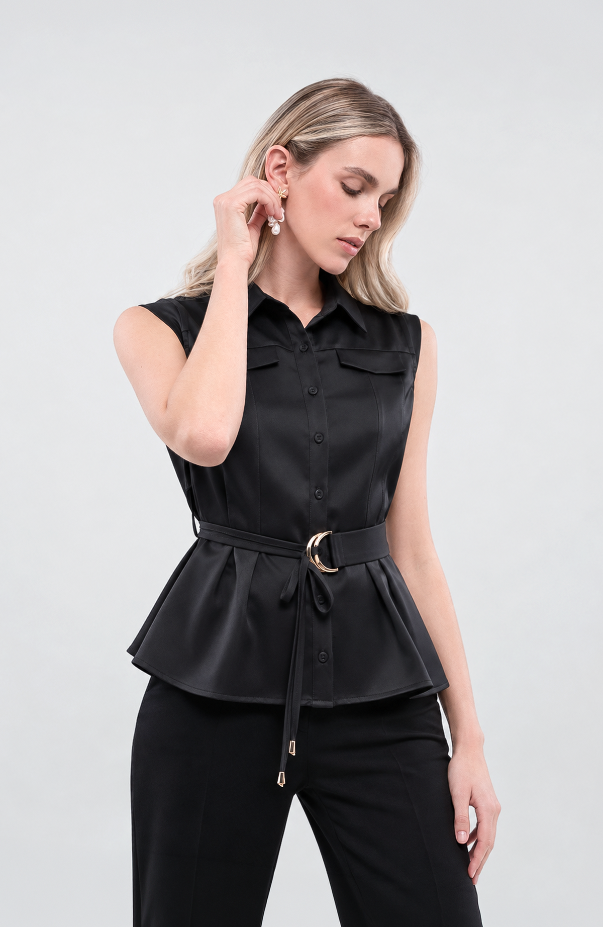 Blusa Isamar - Negro
