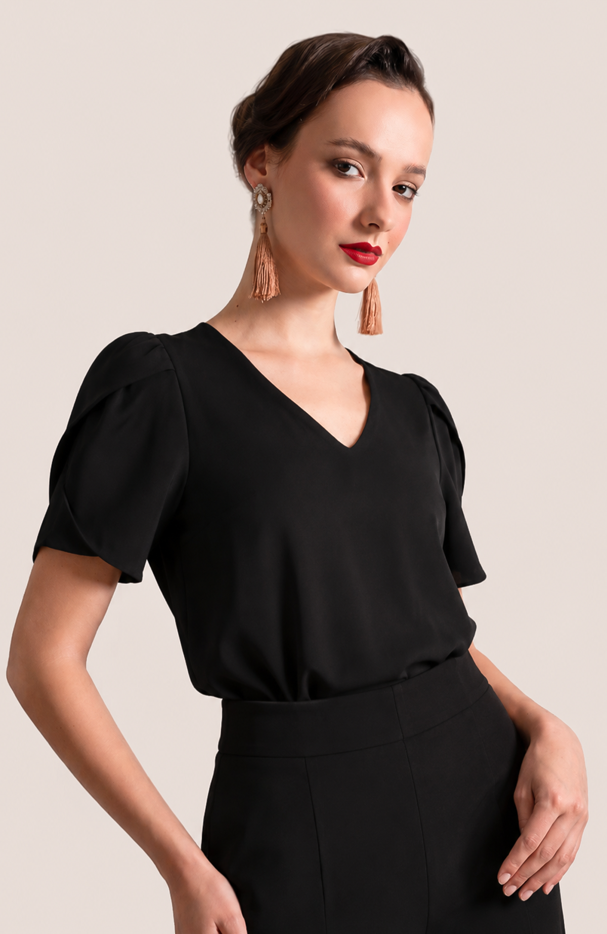 Blusa Yadira - Negro