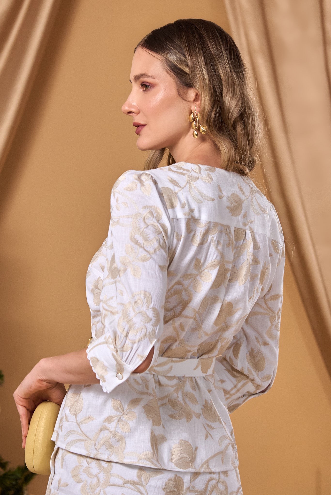 Blusa Alina - Beige