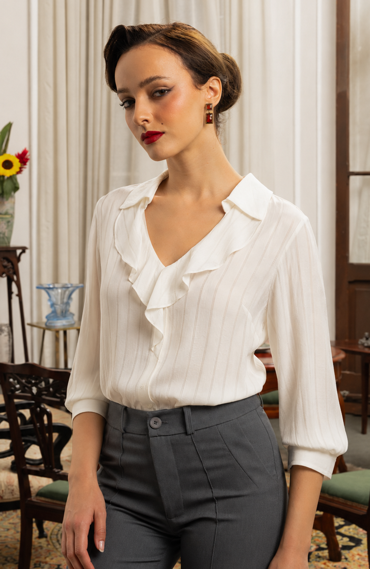 Blusa Olivia - Perla