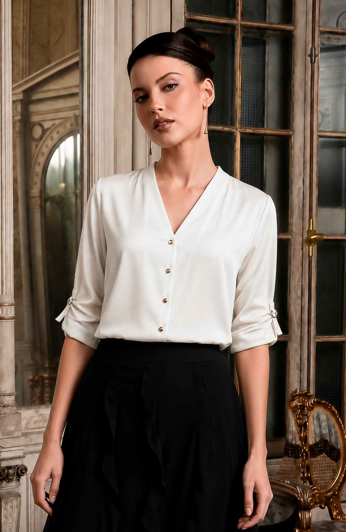 Blusa Rina - Perla