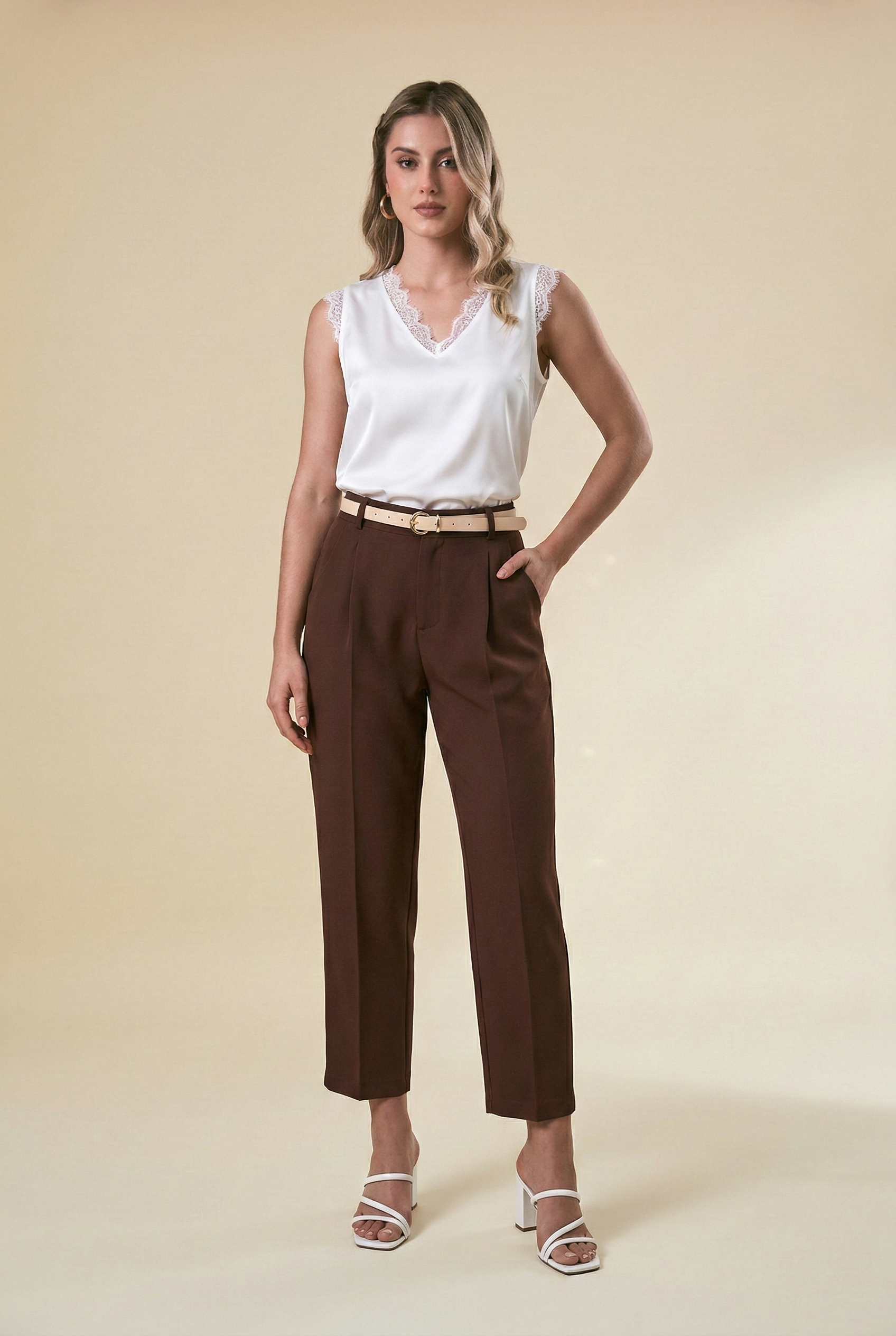 Pantalón Salomé - Marrón