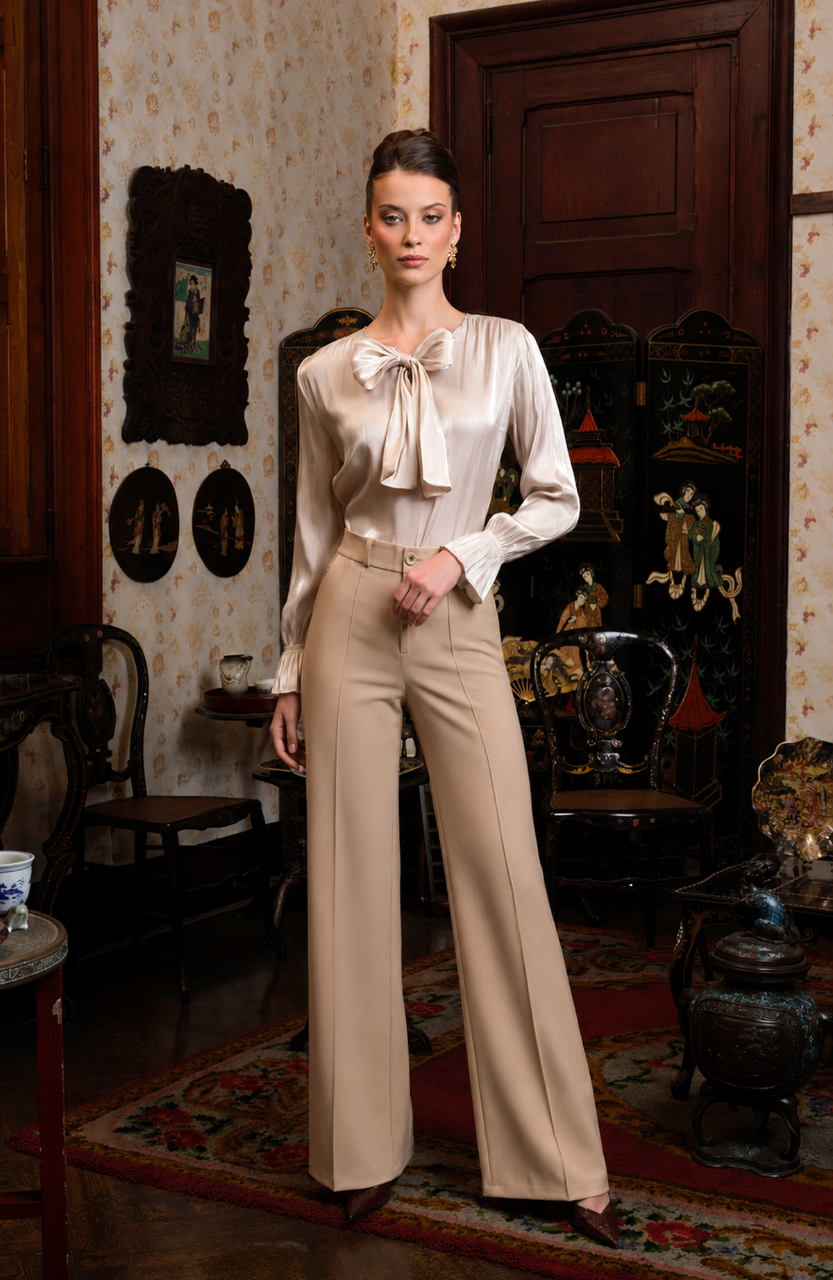 Pantalón Victoria - Beige