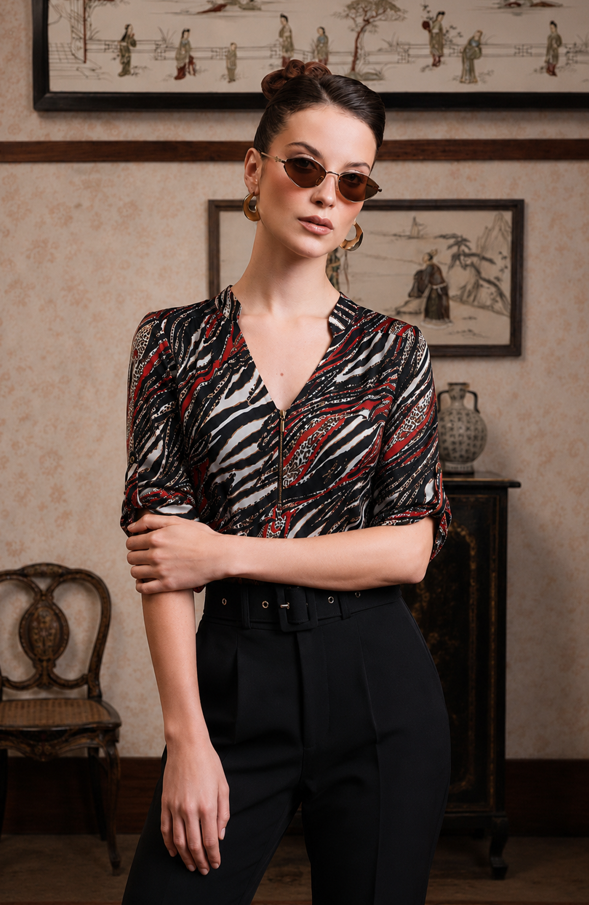 Blusa Soleil - Rojo