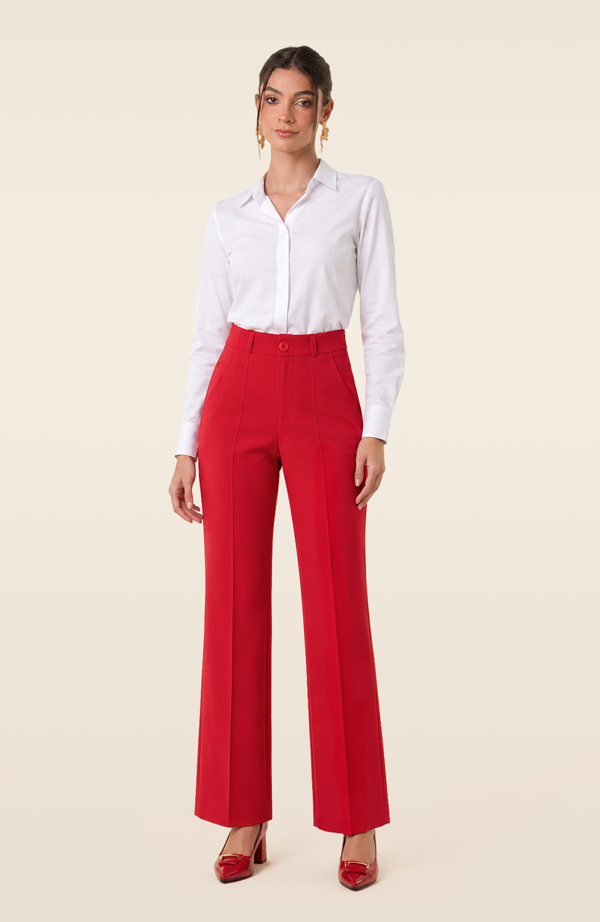 Pantalón Adriana - Rojo