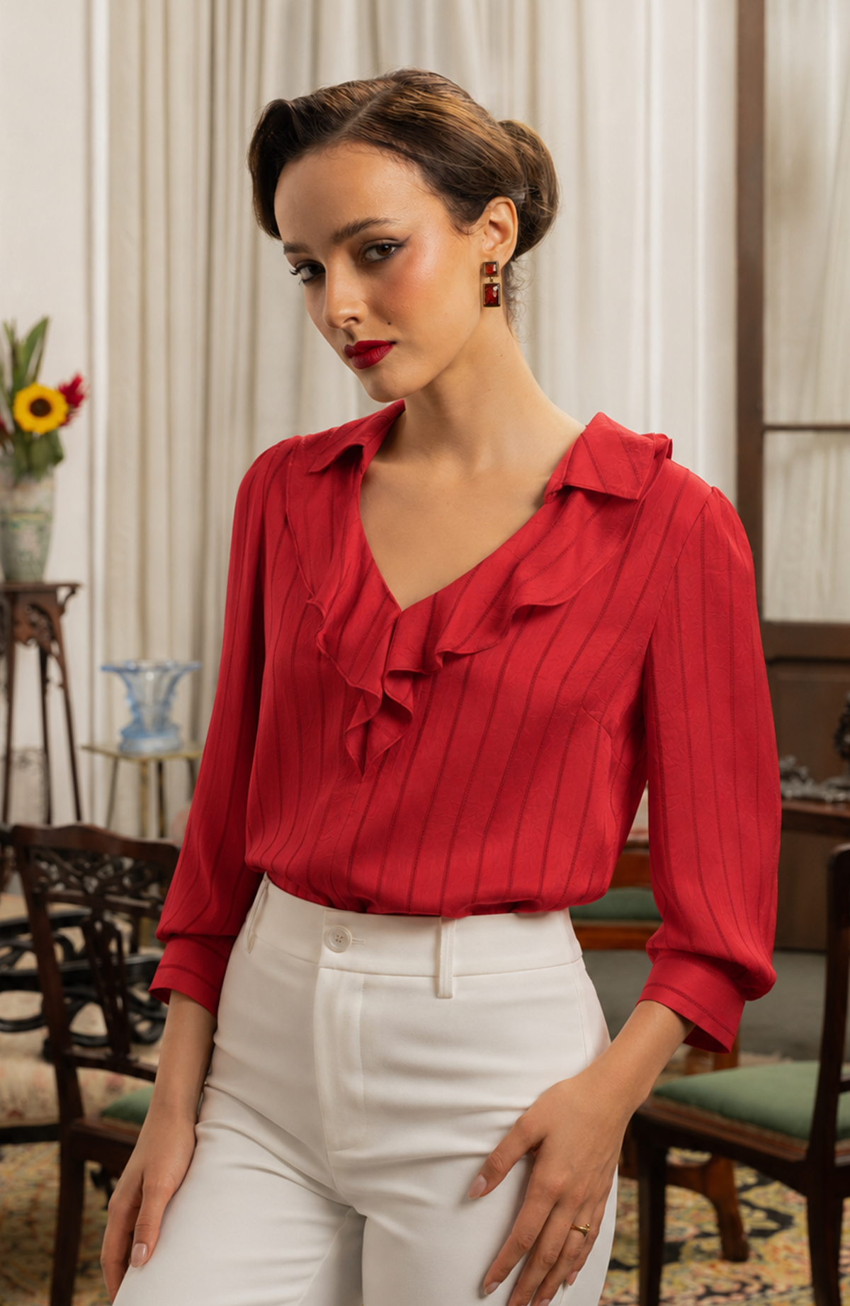Blusa Olivia - Rojo
