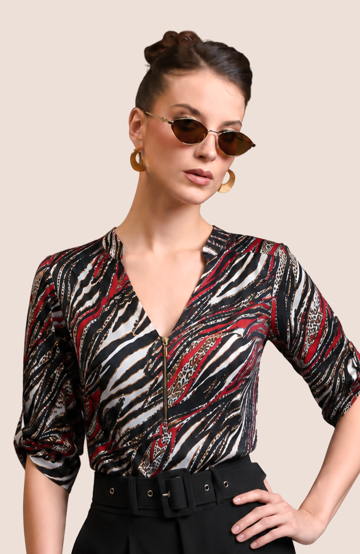 Blusa Soleil - Rojo
