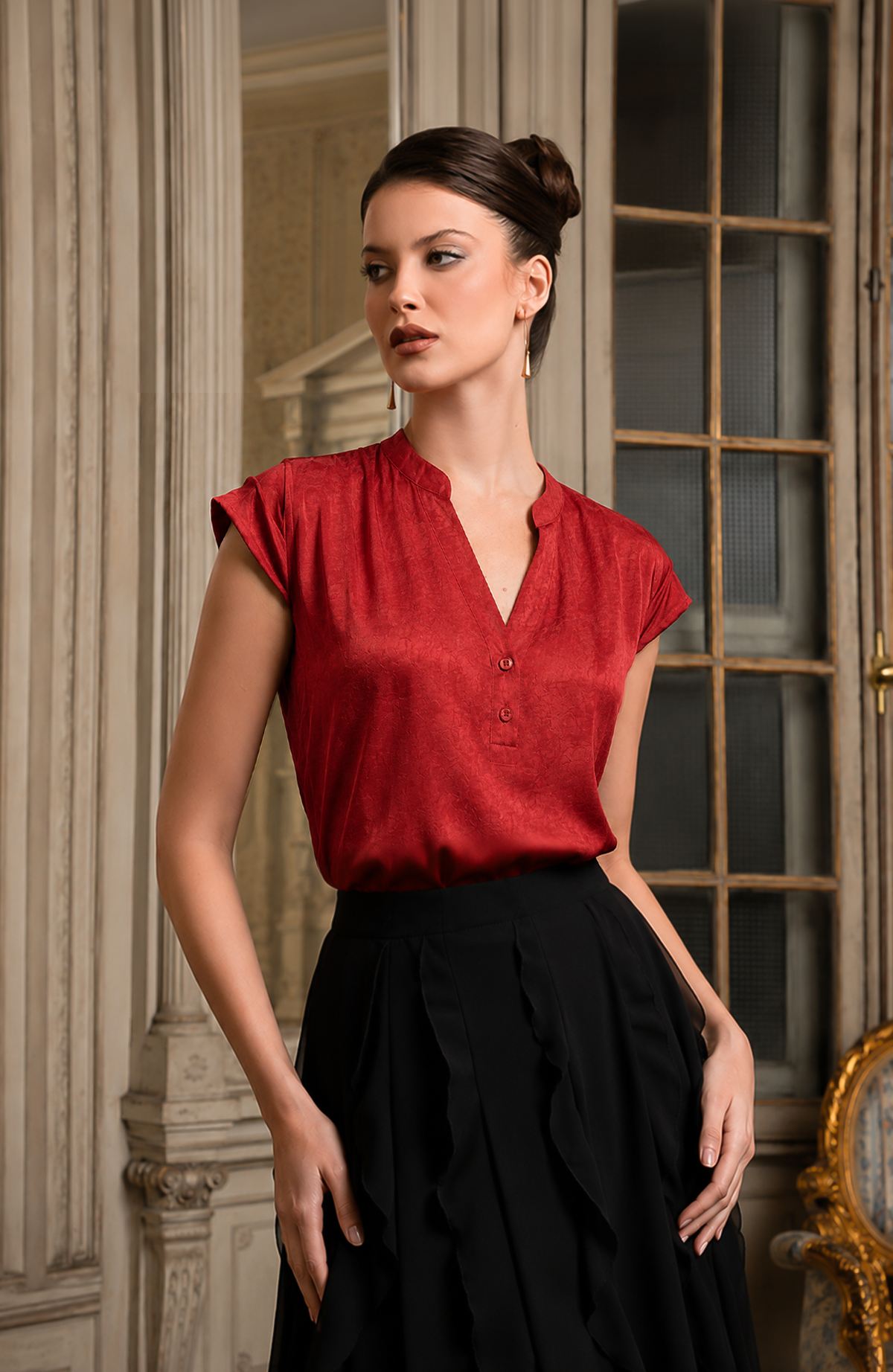 Blusa Indira - Rojo