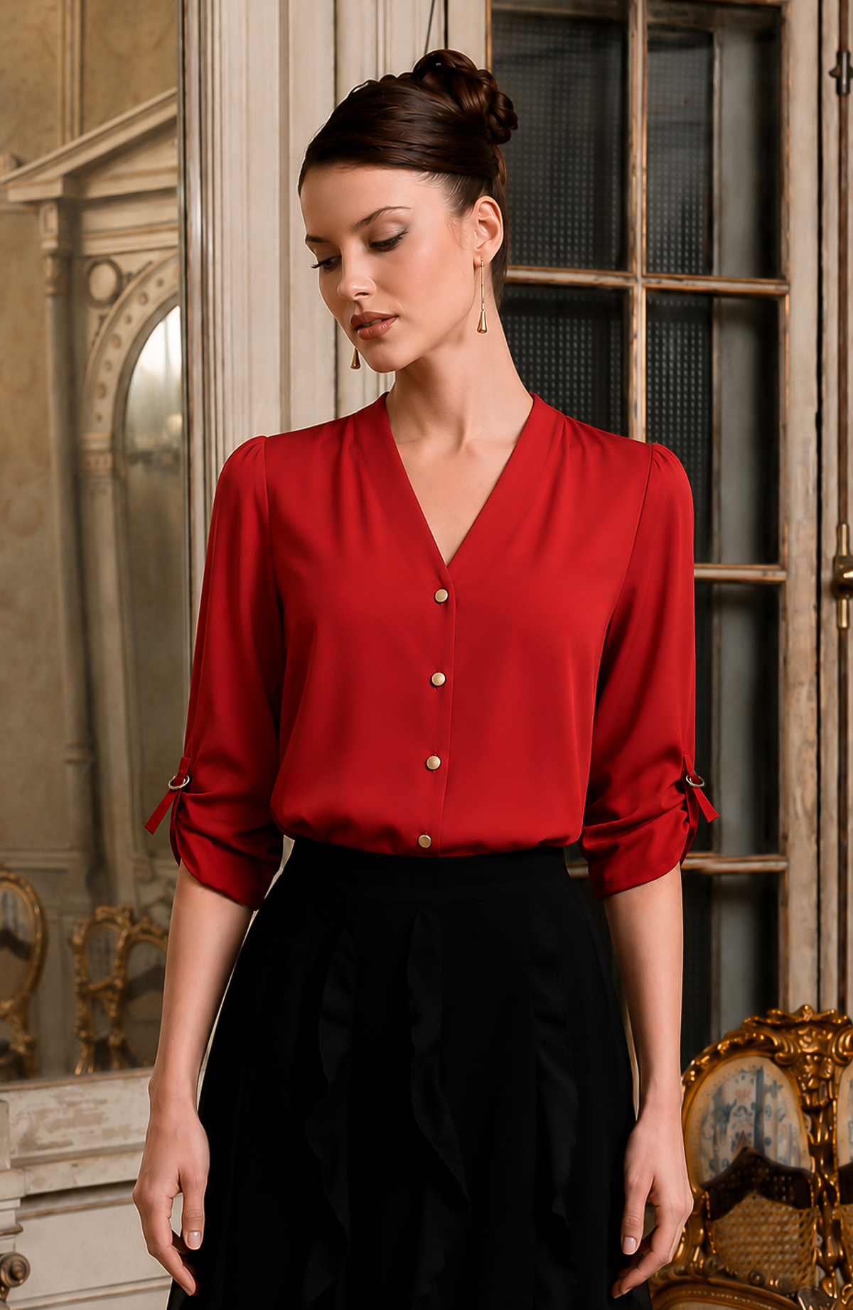 Blusa Rina - Rojo