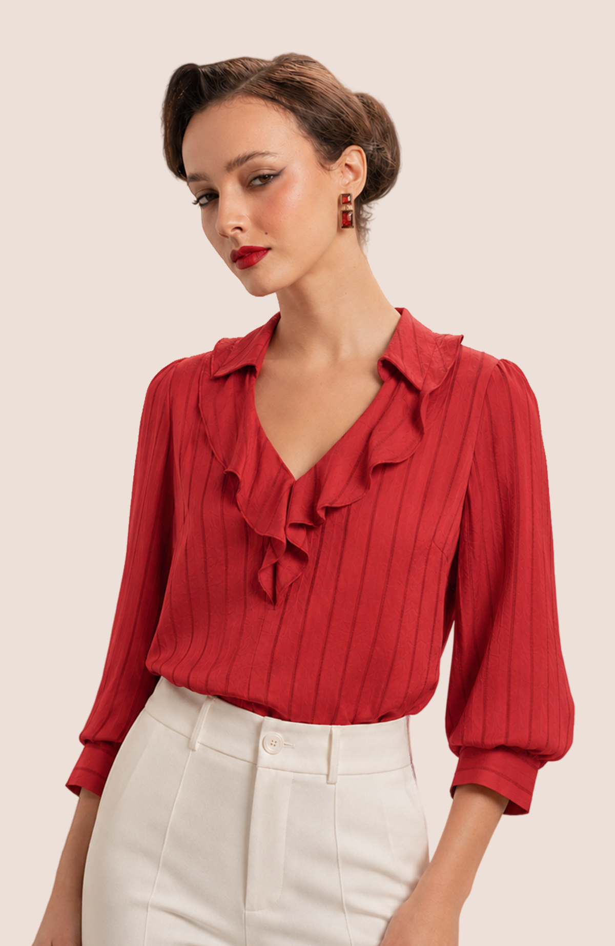Blusa Olivia - Rojo