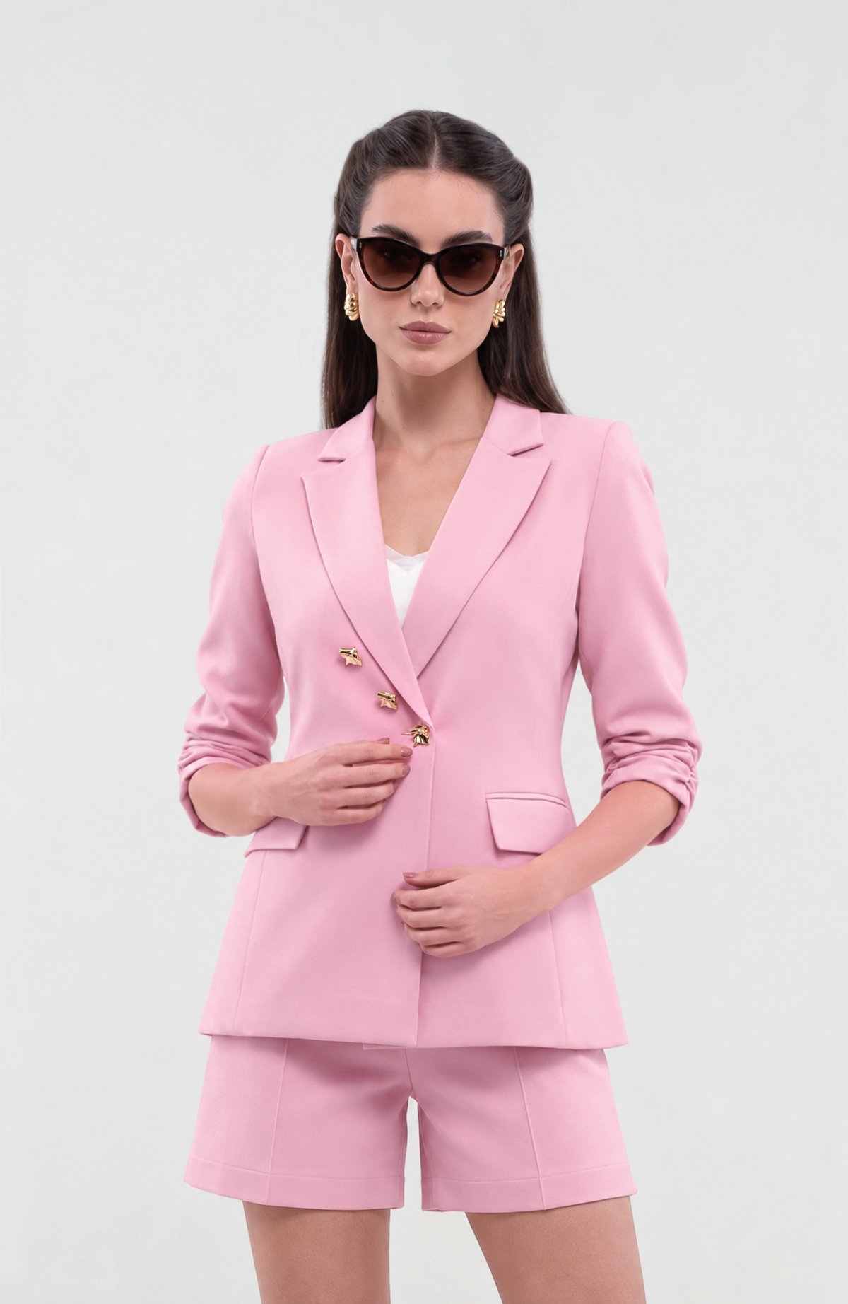 Blazer Idalis - Rosa Claro
