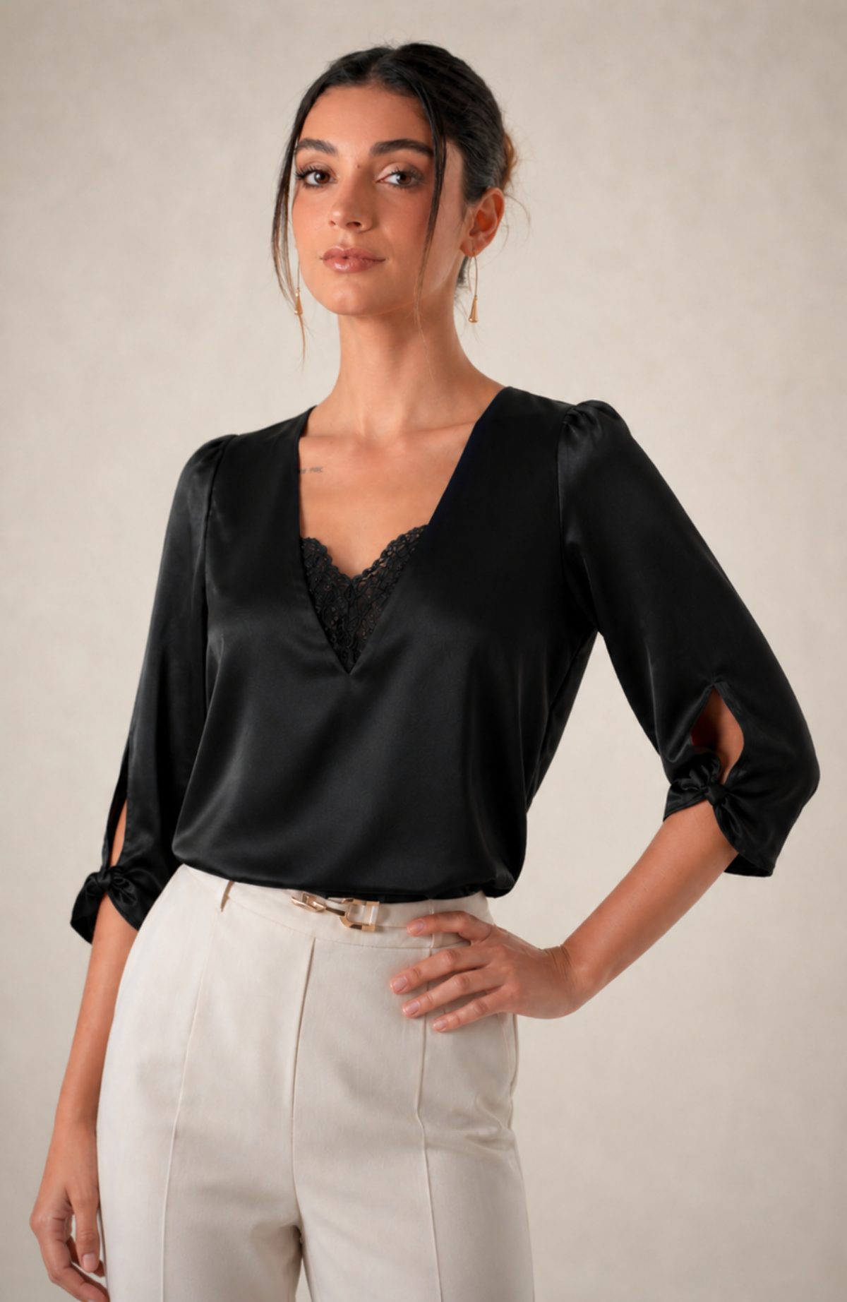 Blusa Valeri - Negro