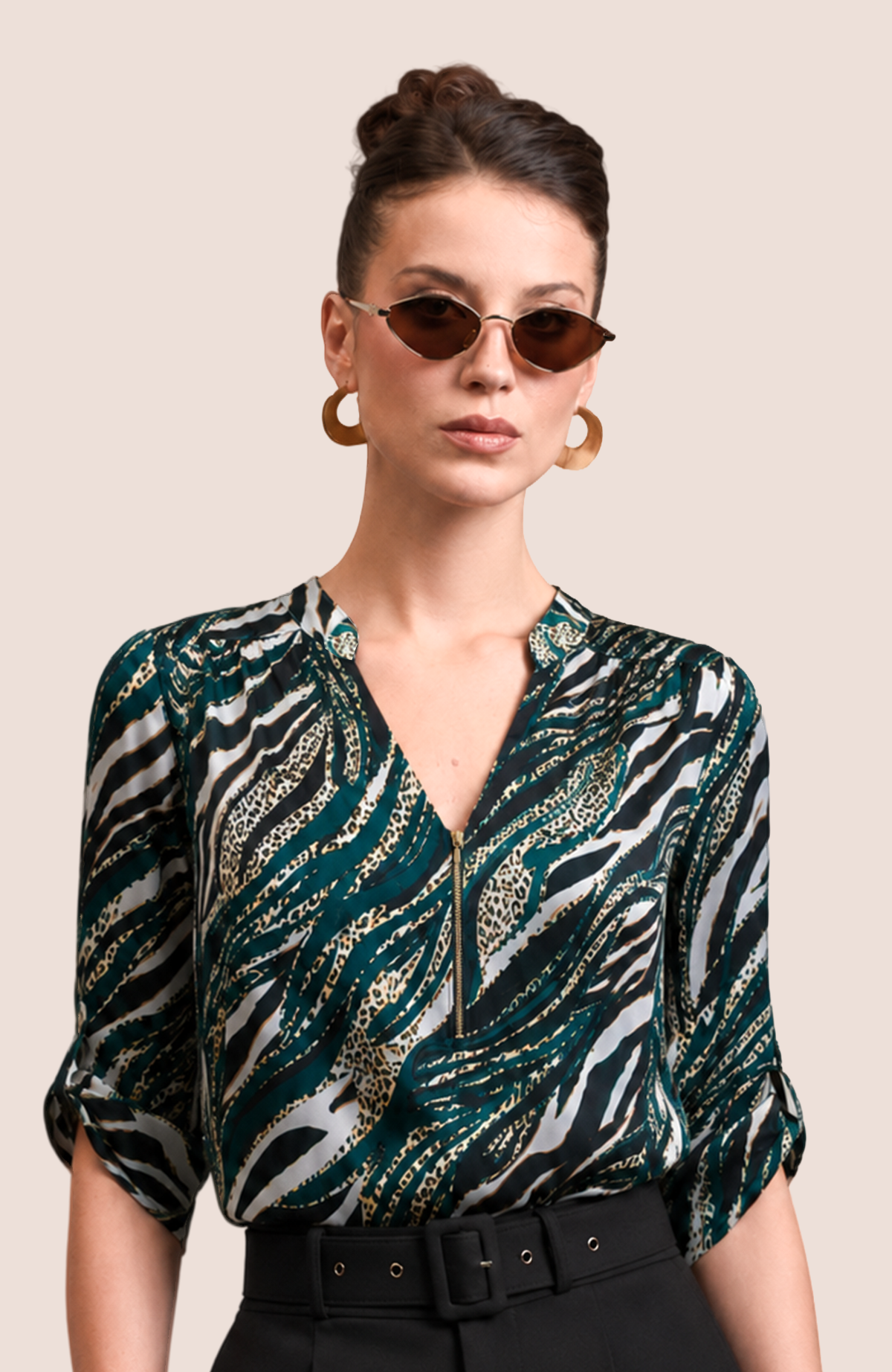 Blusa Soleil - Verde botella